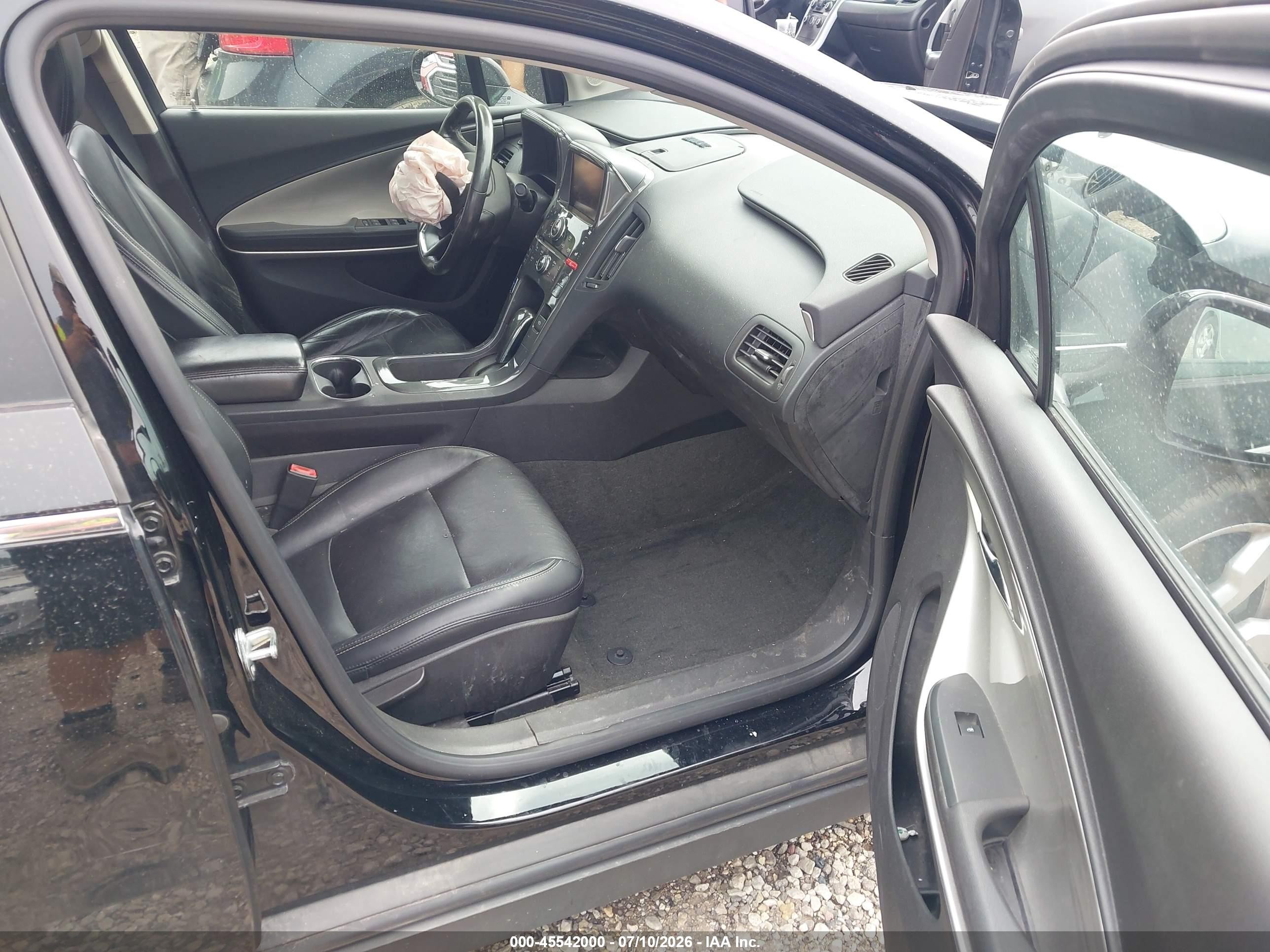 2012 Chevrolet Volt   Black vin: 1G1RB6E40CU104803