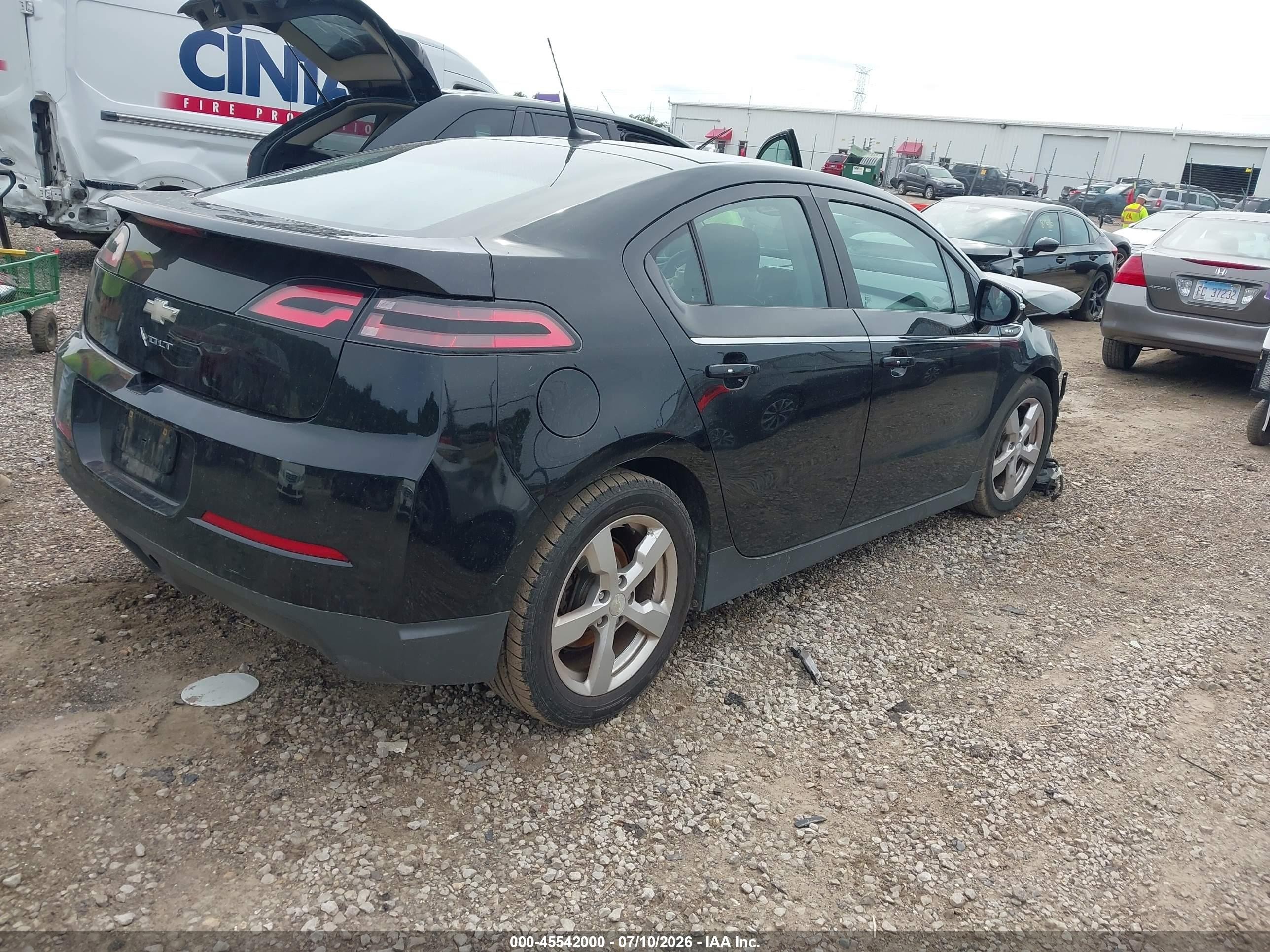 2012 Chevrolet Volt   Black vin: 1G1RB6E40CU104803