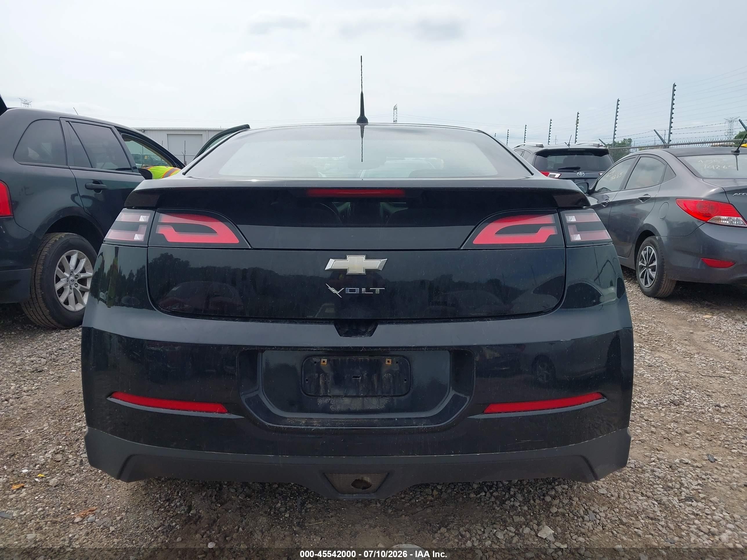 2012 Chevrolet Volt   Black vin: 1G1RB6E40CU104803