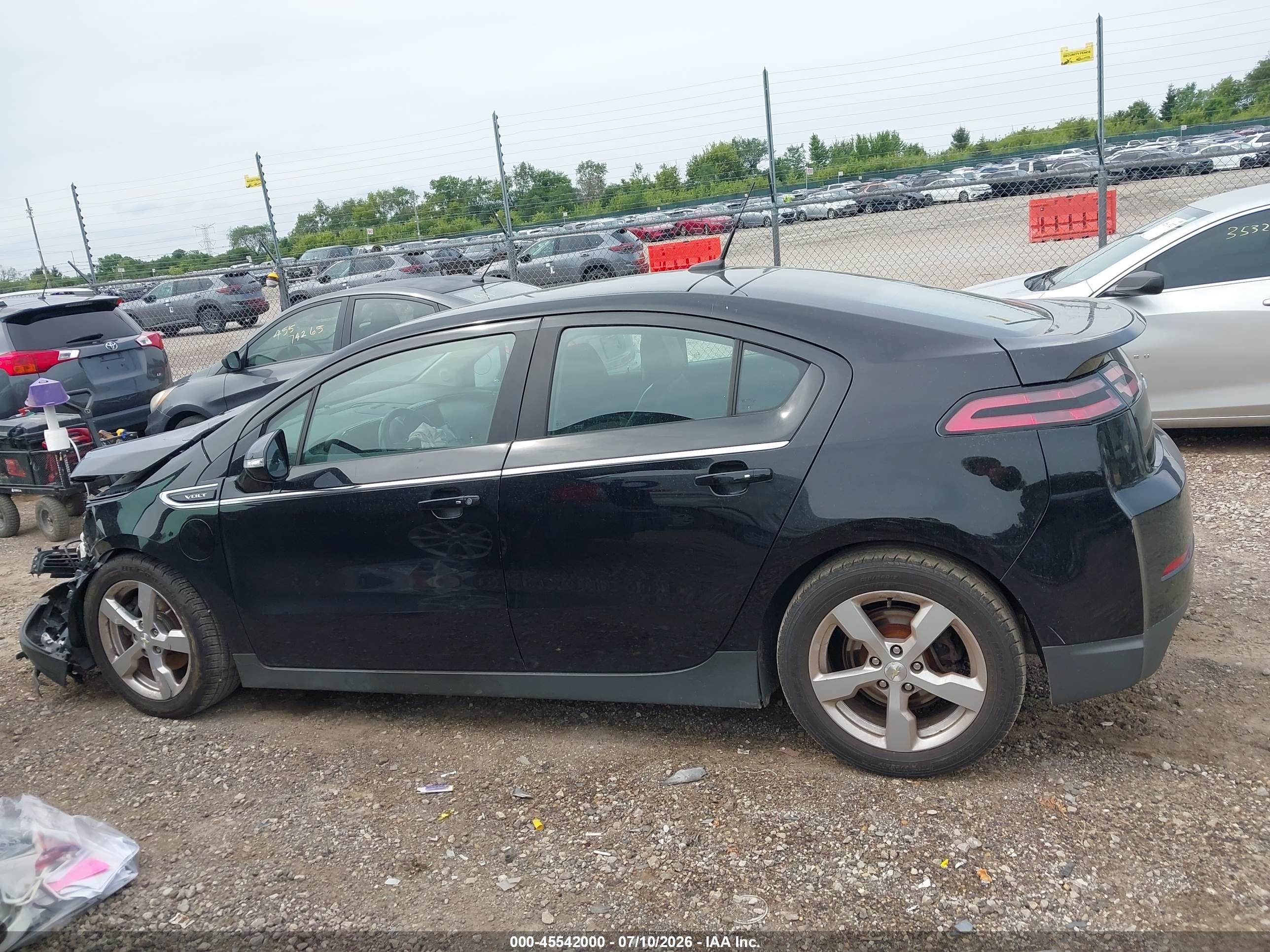2012 Chevrolet Volt   Black vin: 1G1RB6E40CU104803