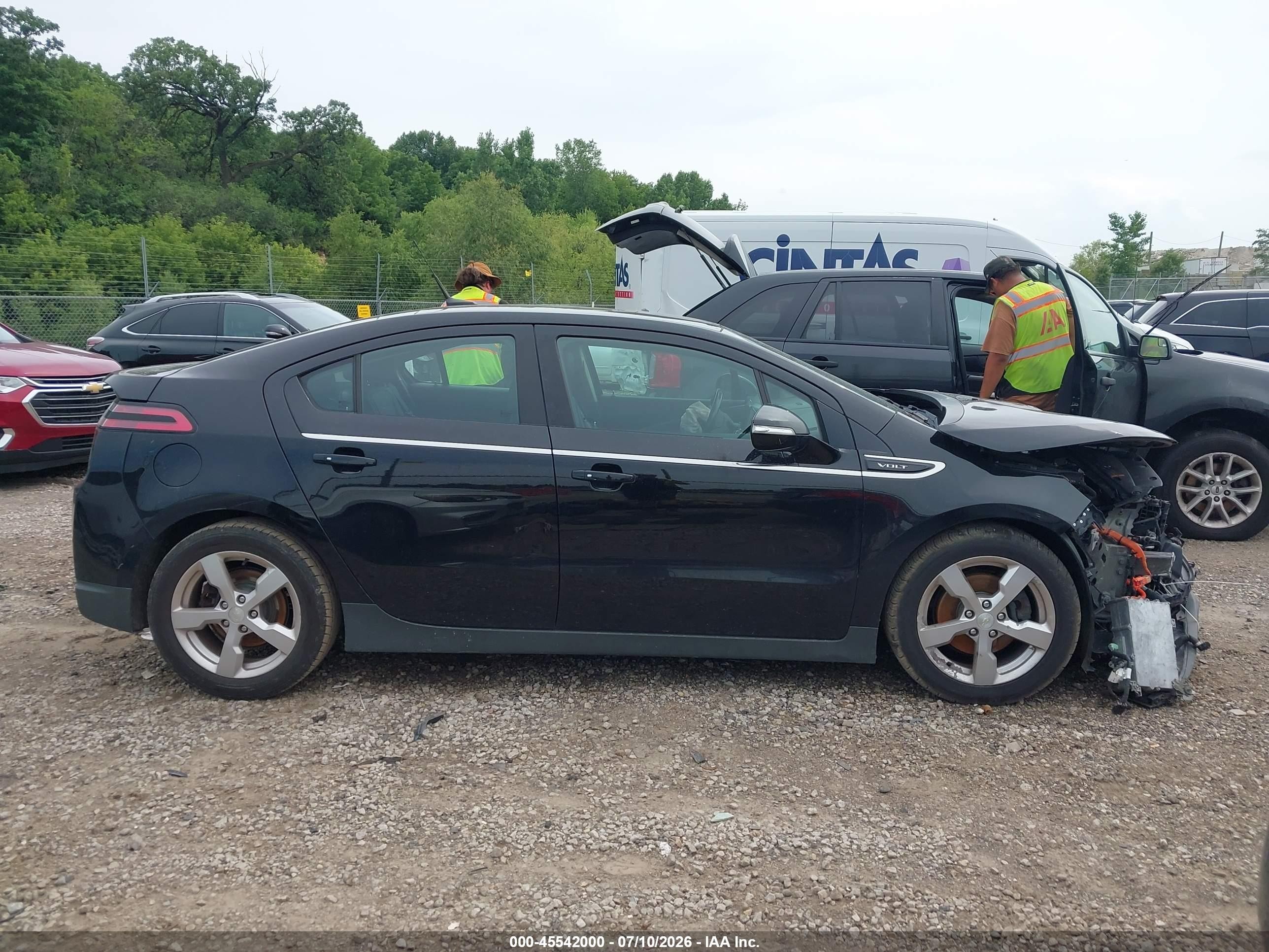 2012 Chevrolet Volt   Black vin: 1G1RB6E40CU104803