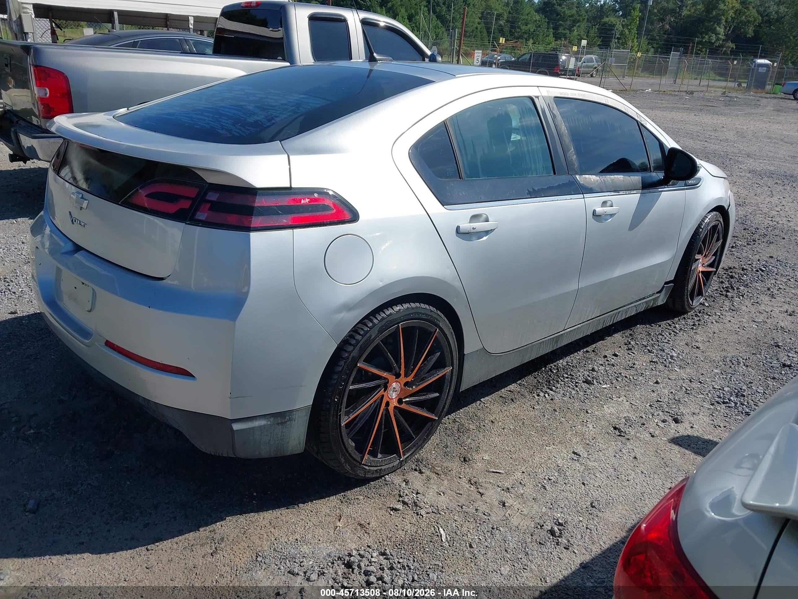 2013 Chevrolet Volt   Silver vin: 1G1RB6E40DU107783