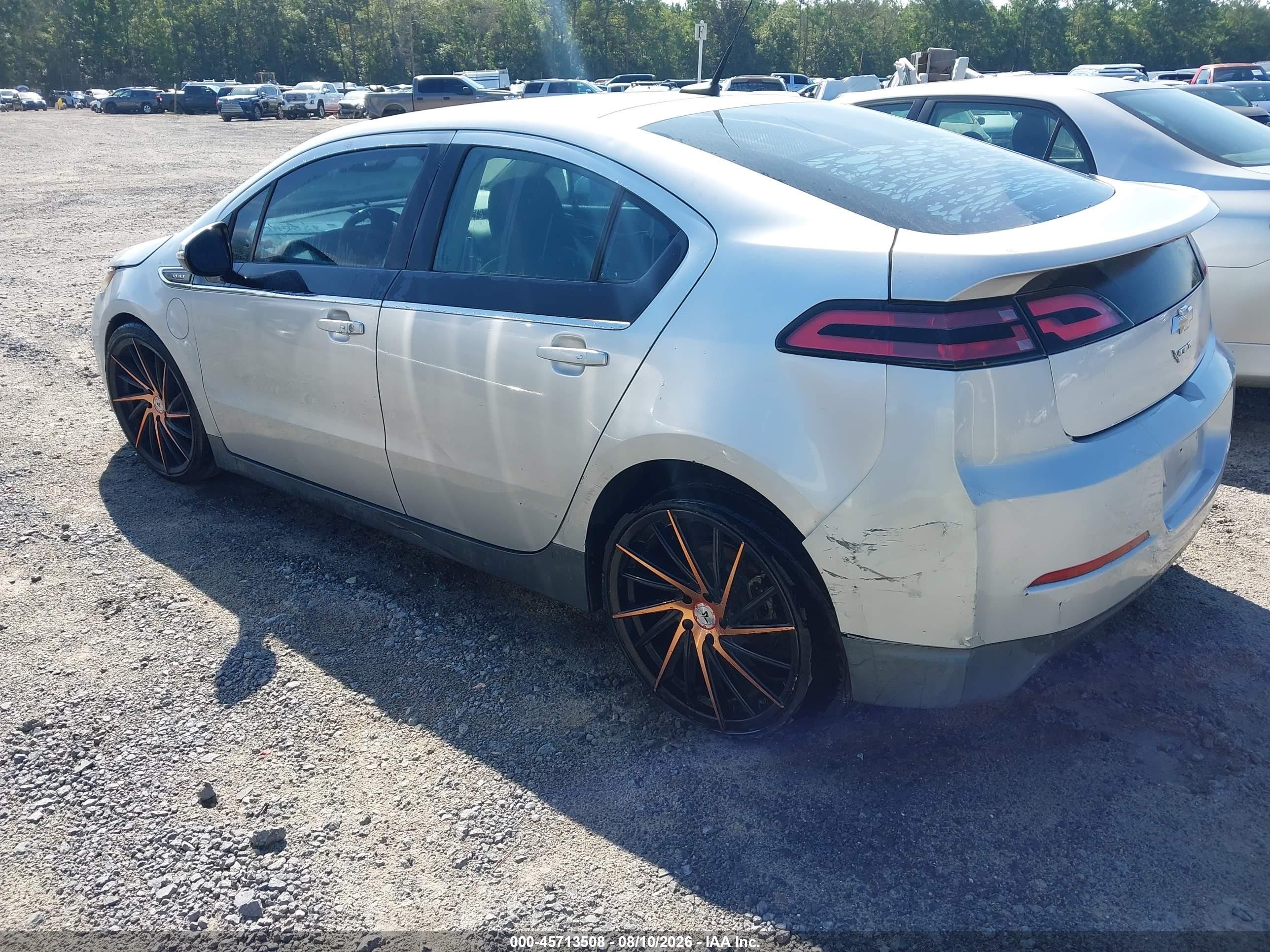 2013 Chevrolet Volt   Silver vin: 1G1RB6E40DU107783