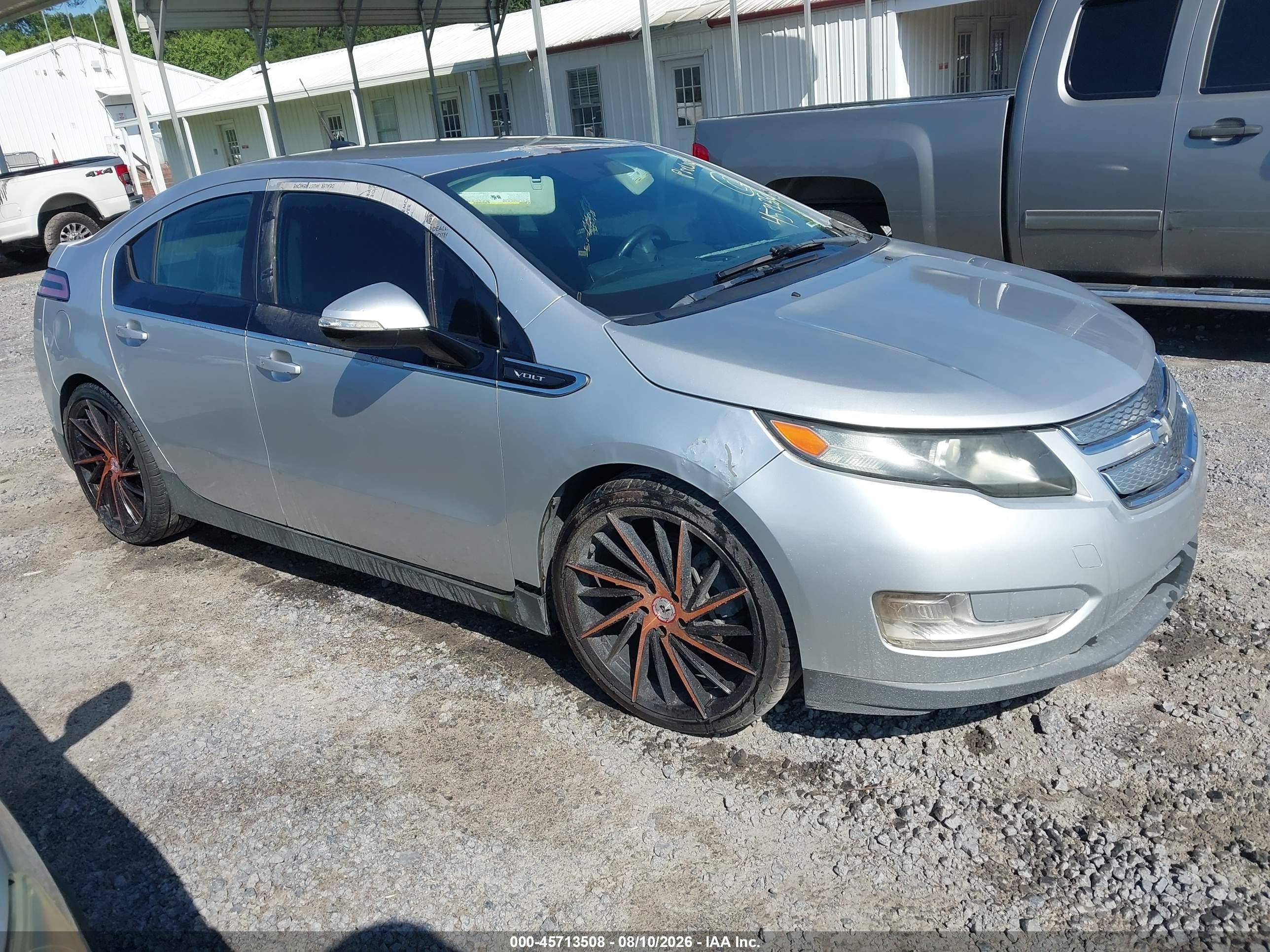 2013 Chevrolet Volt   Silver vin: 1G1RB6E40DU107783