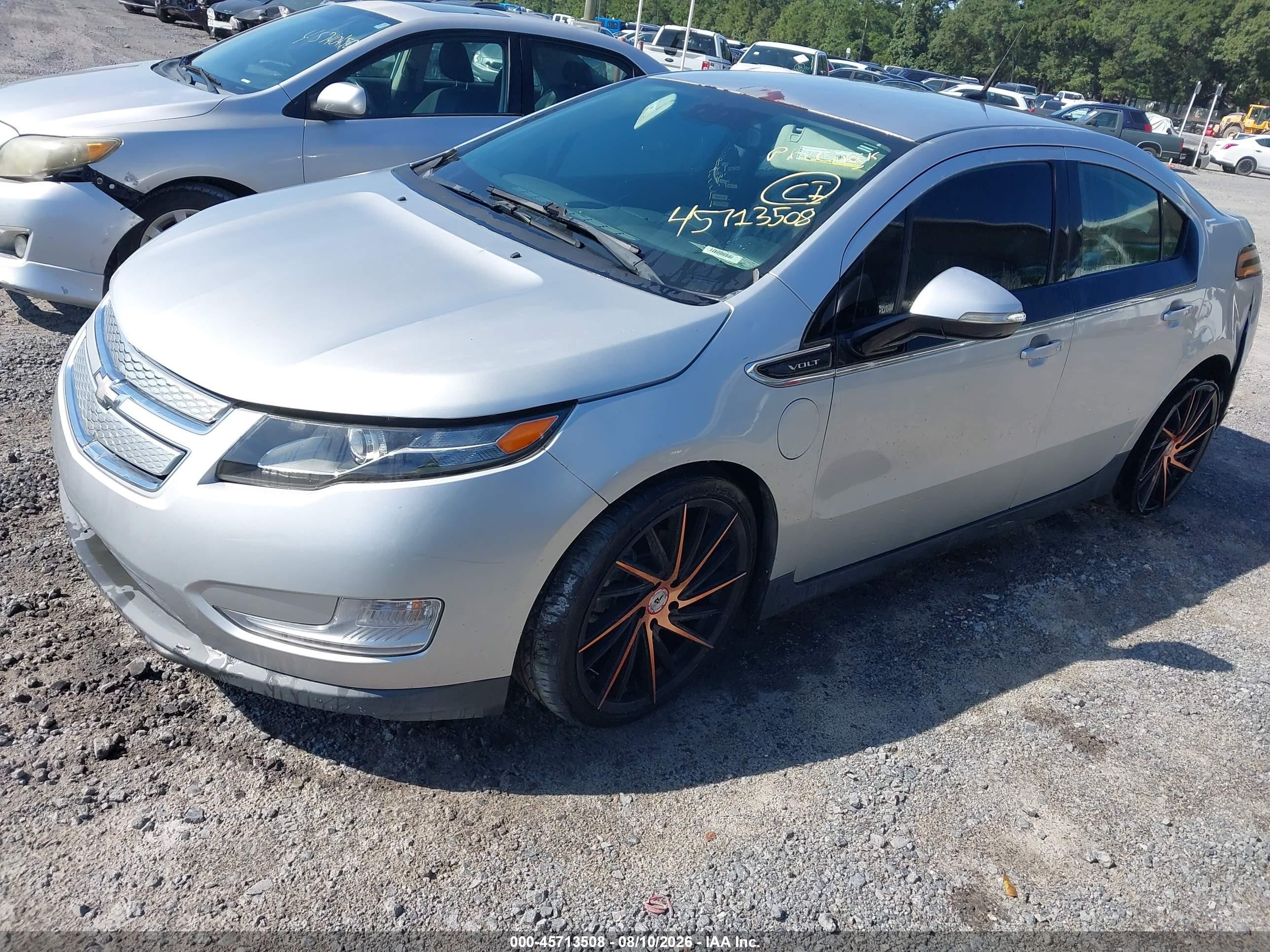 2013 Chevrolet Volt   Silver vin: 1G1RB6E40DU107783