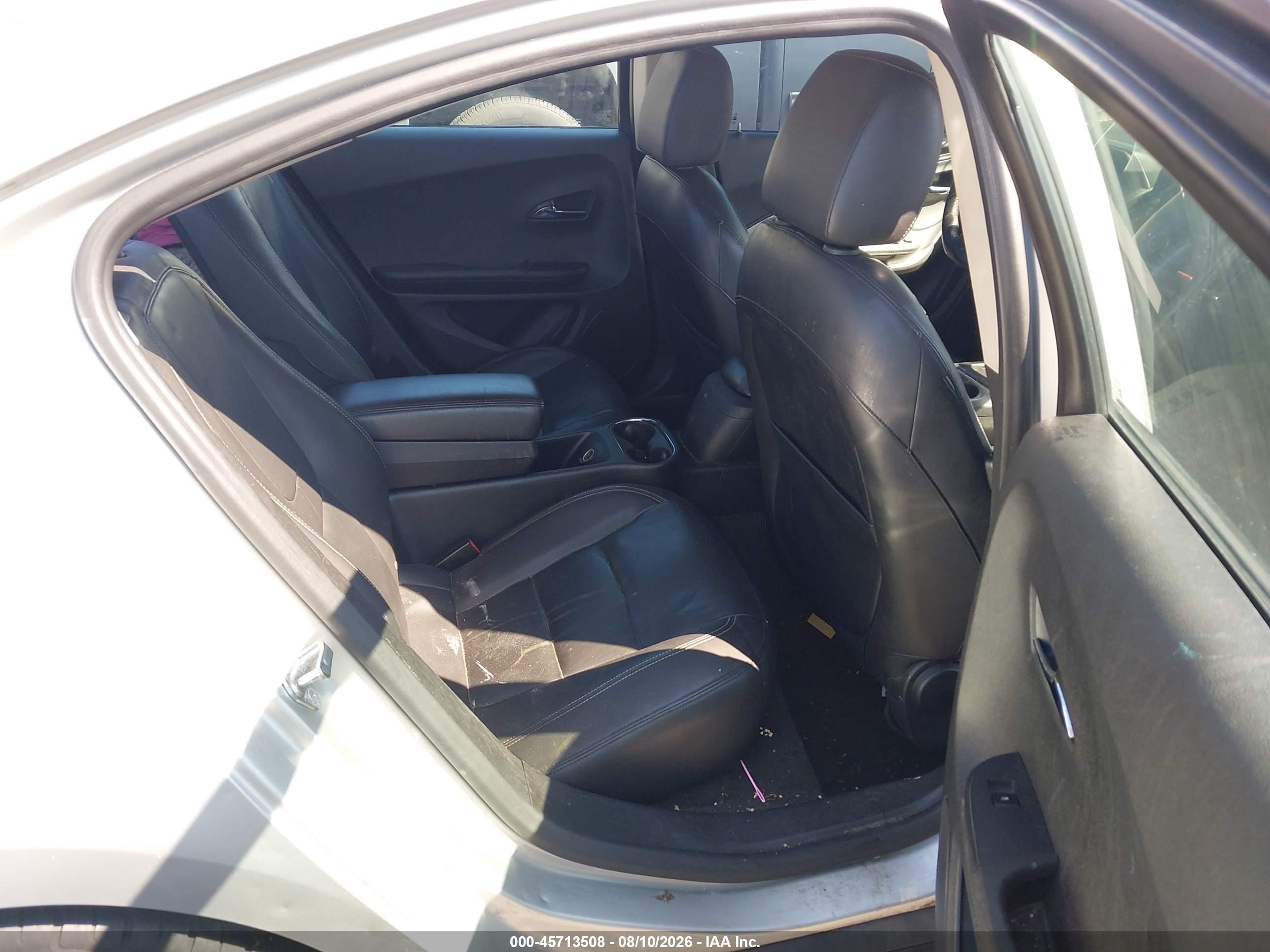 2013 Chevrolet Volt   Silver vin: 1G1RB6E40DU107783