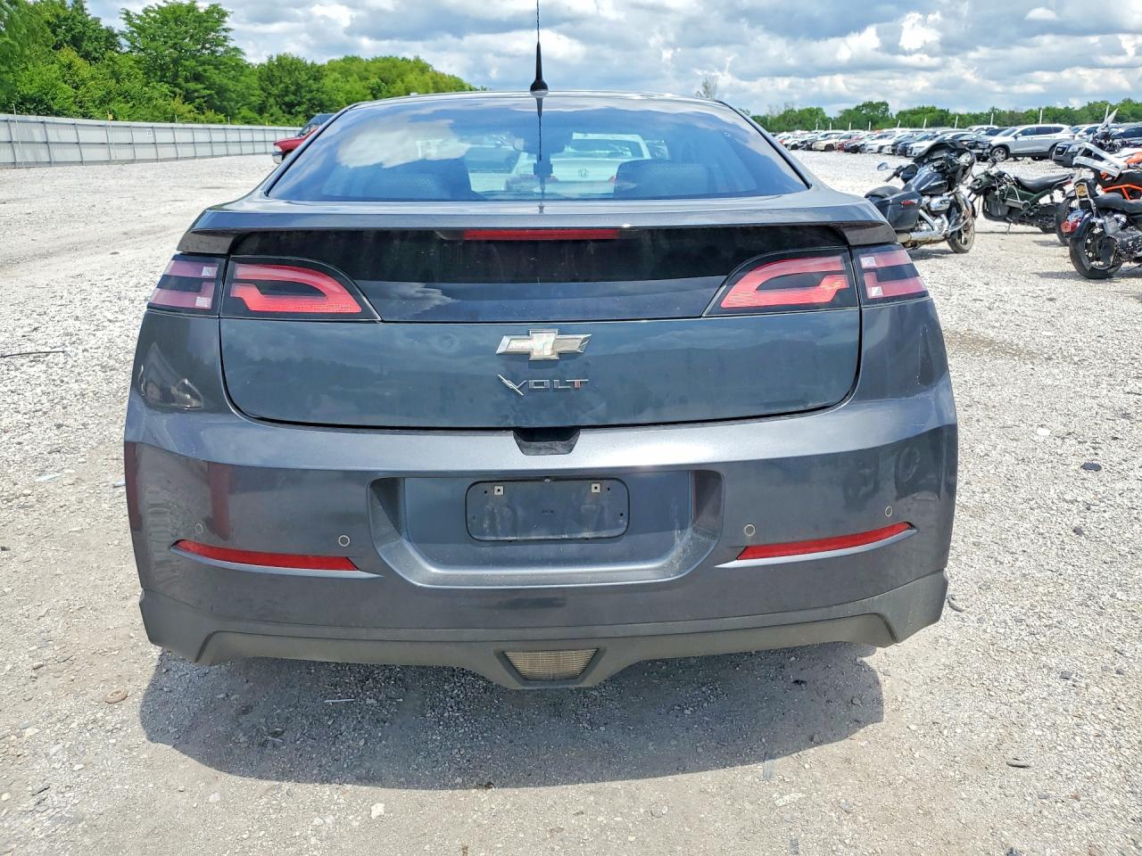 2013 Chevrolet Volt Gray vin: 1G1RB6E40DU147264