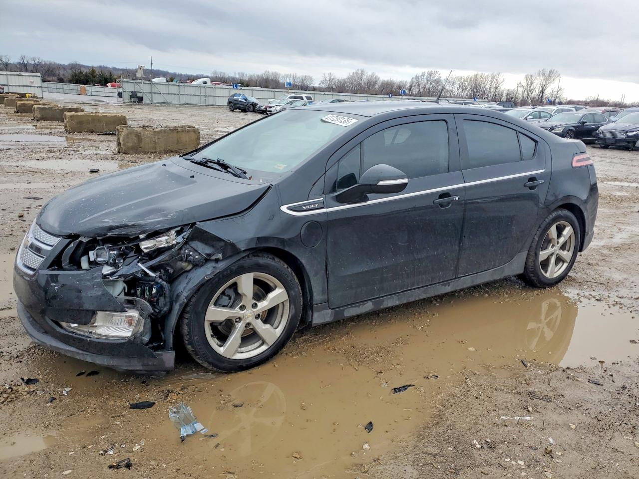 2014 Chevrolet Volt Черный vin: 1G1RB6E40EU121278