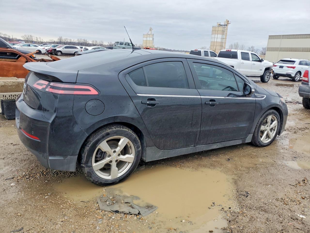 2014 Chevrolet Volt Черный vin: 1G1RB6E40EU121278