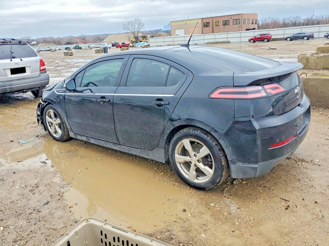 2014 Chevrolet Volt Черный vin: 1G1RB6E40EU121278