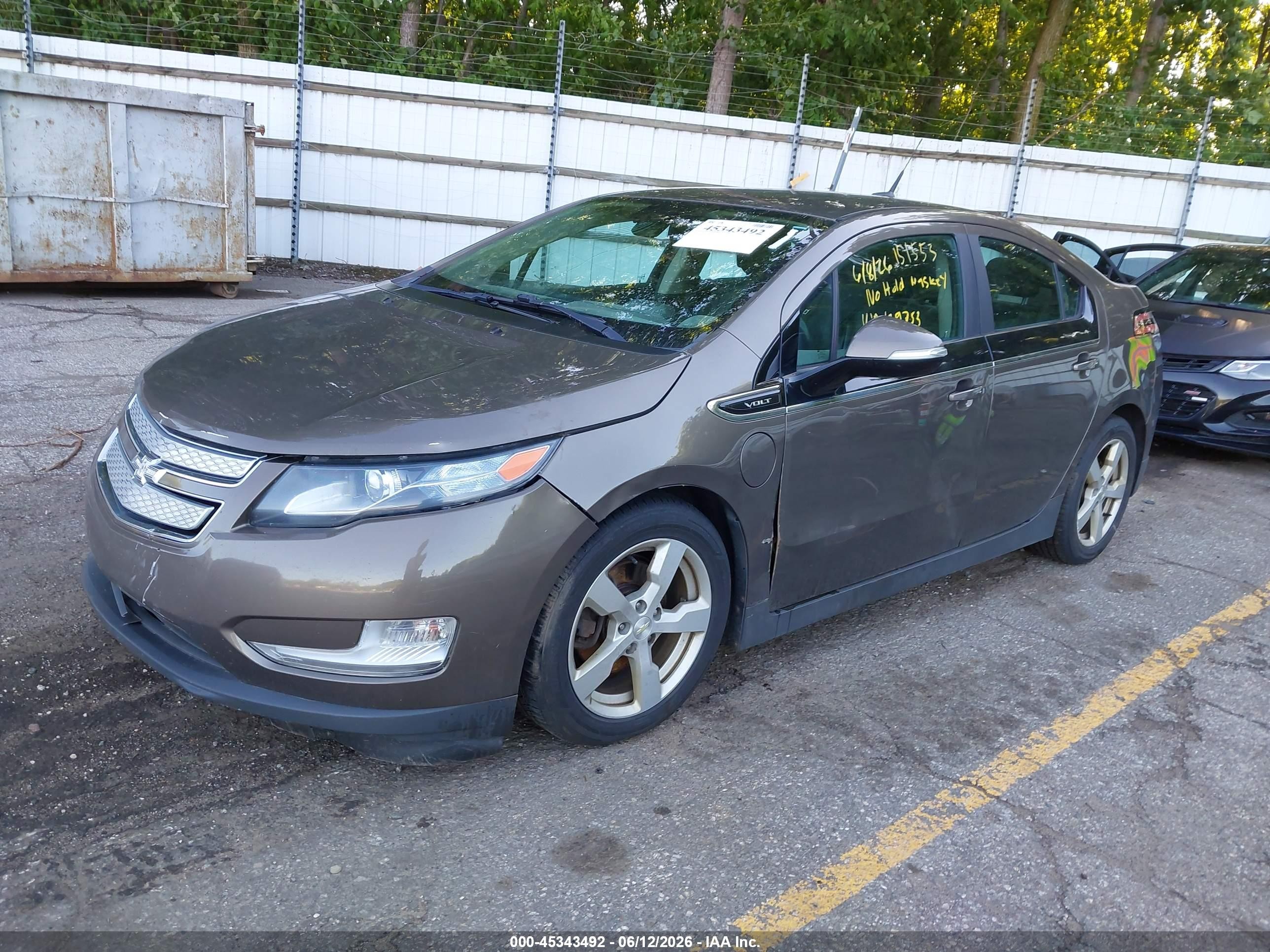 2014 Chevrolet Volt   Gold vin: 1G1RB6E40EU129753