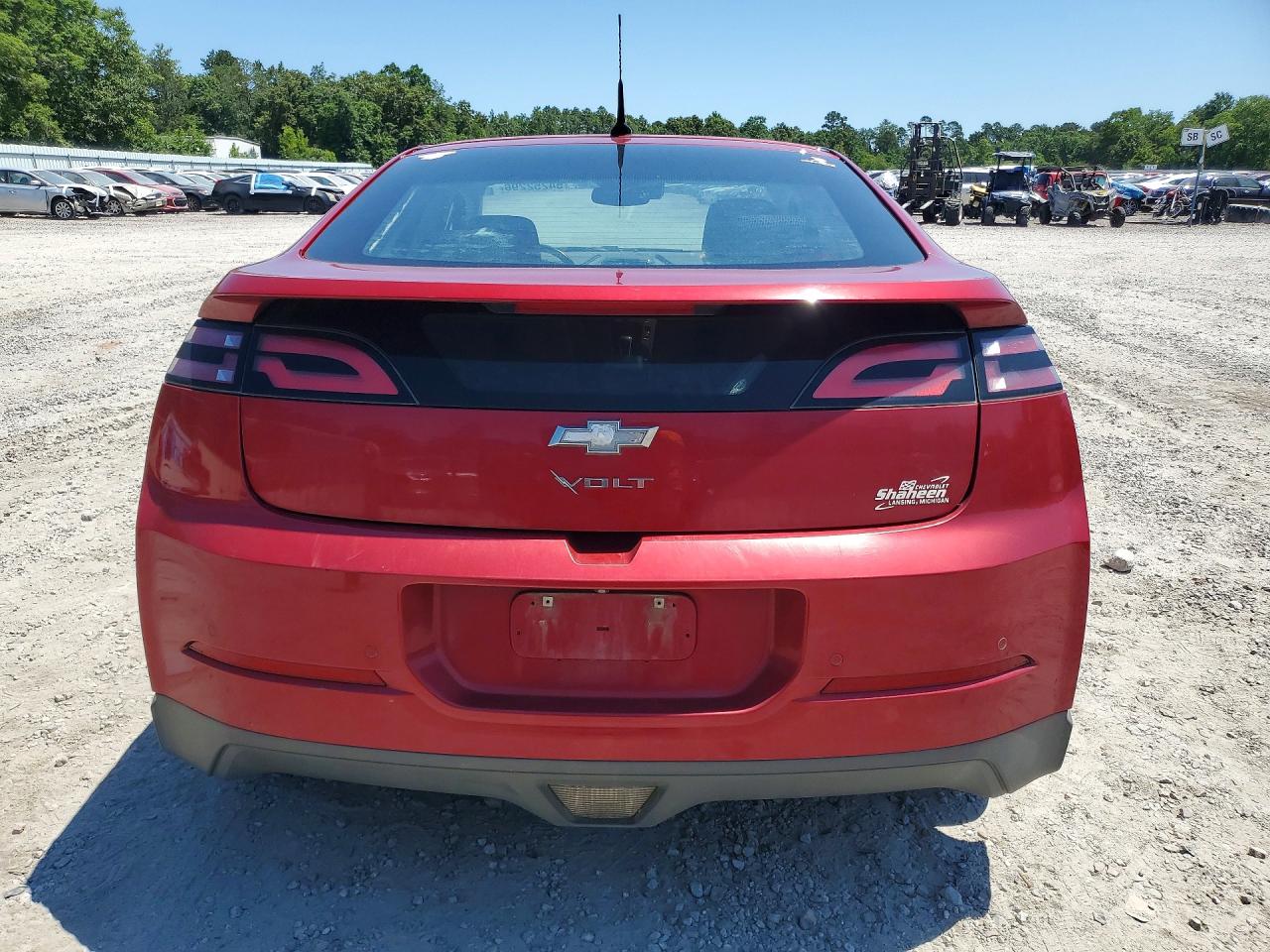 2014 Chevrolet Volt Red vin: 1G1RB6E40EU156158