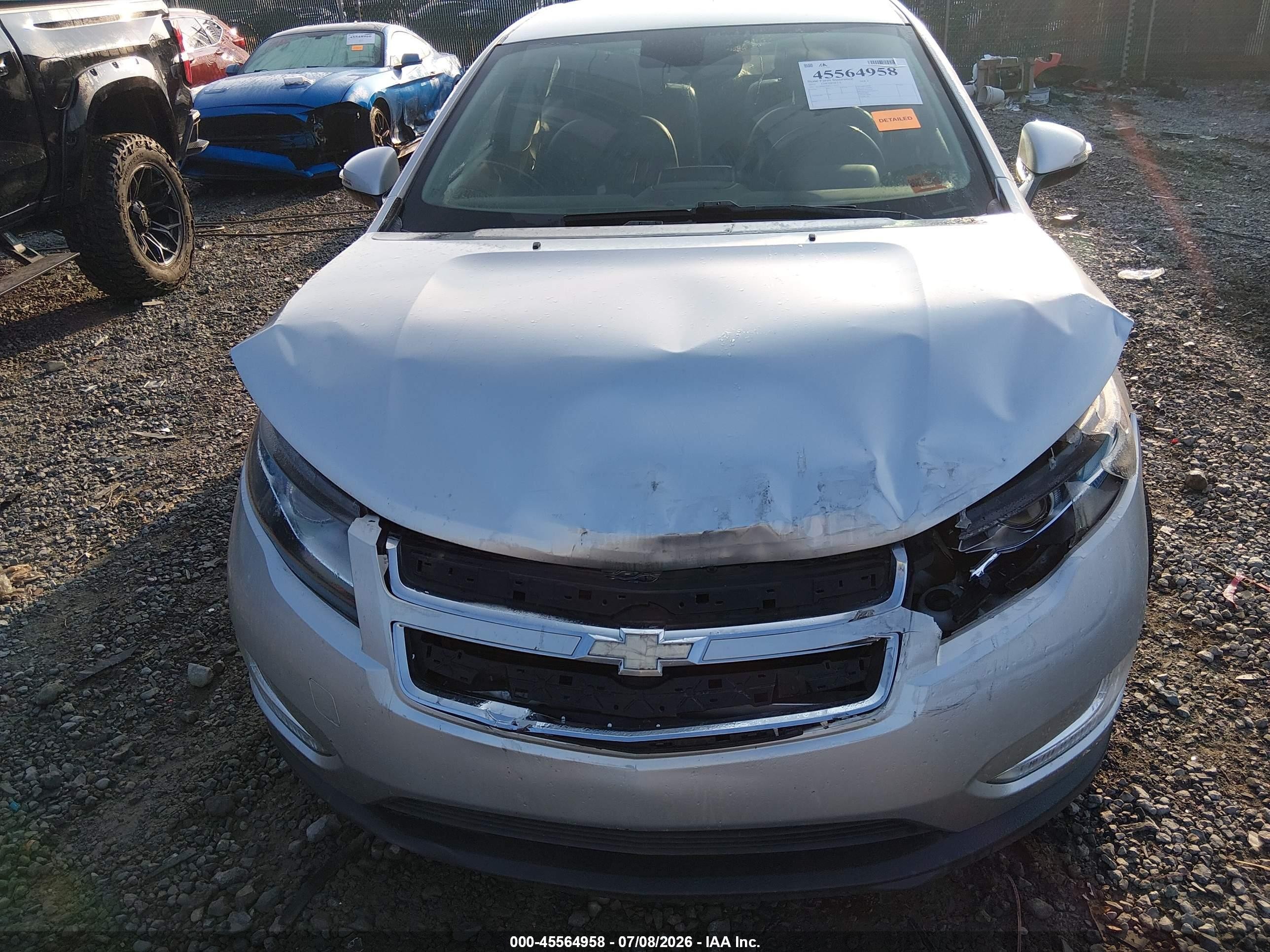 2015 Chevrolet Volt   Gray vin: 1G1RB6E40FU112517
