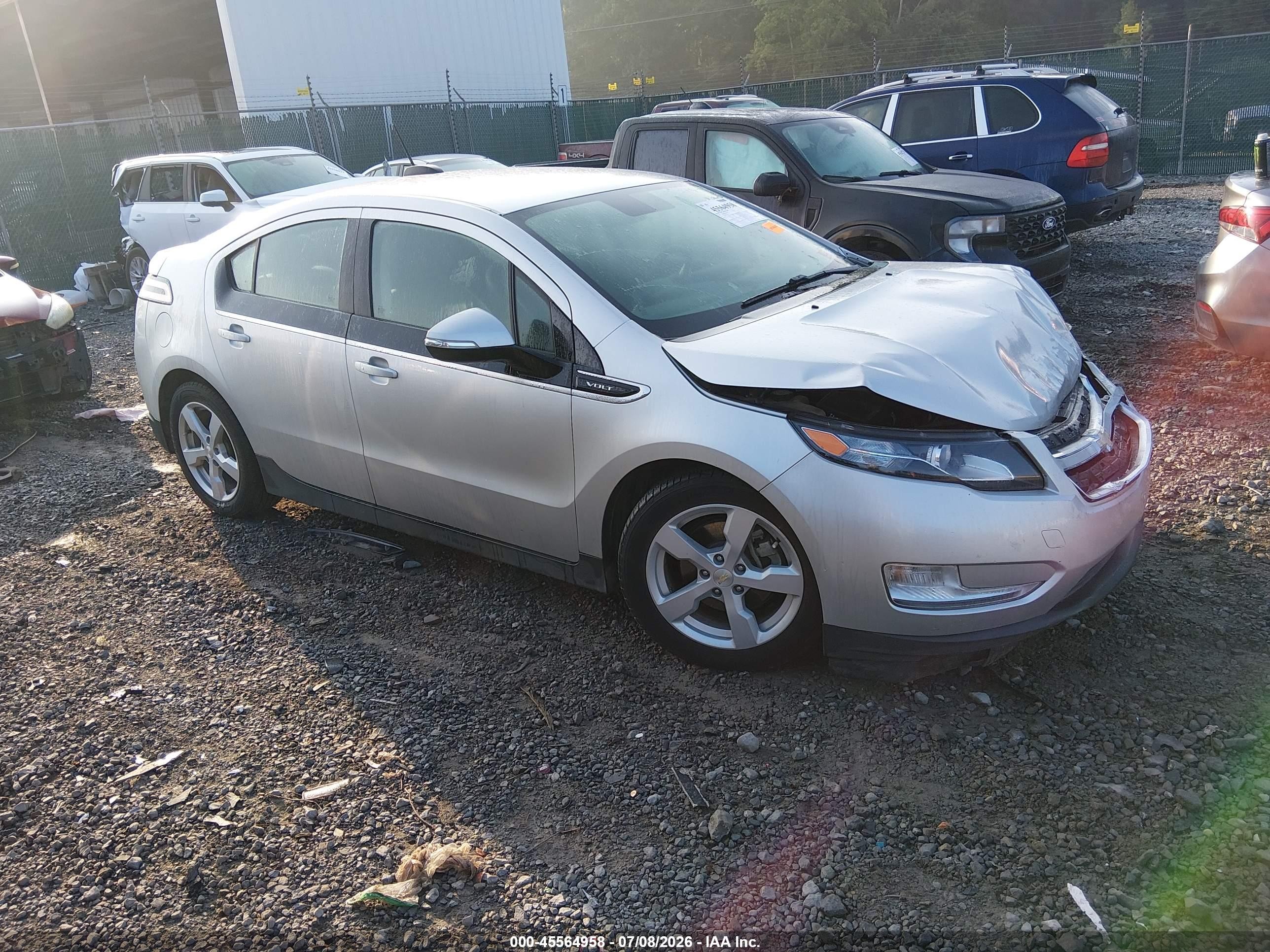 2015 Chevrolet Volt   Gray vin: 1G1RB6E40FU112517