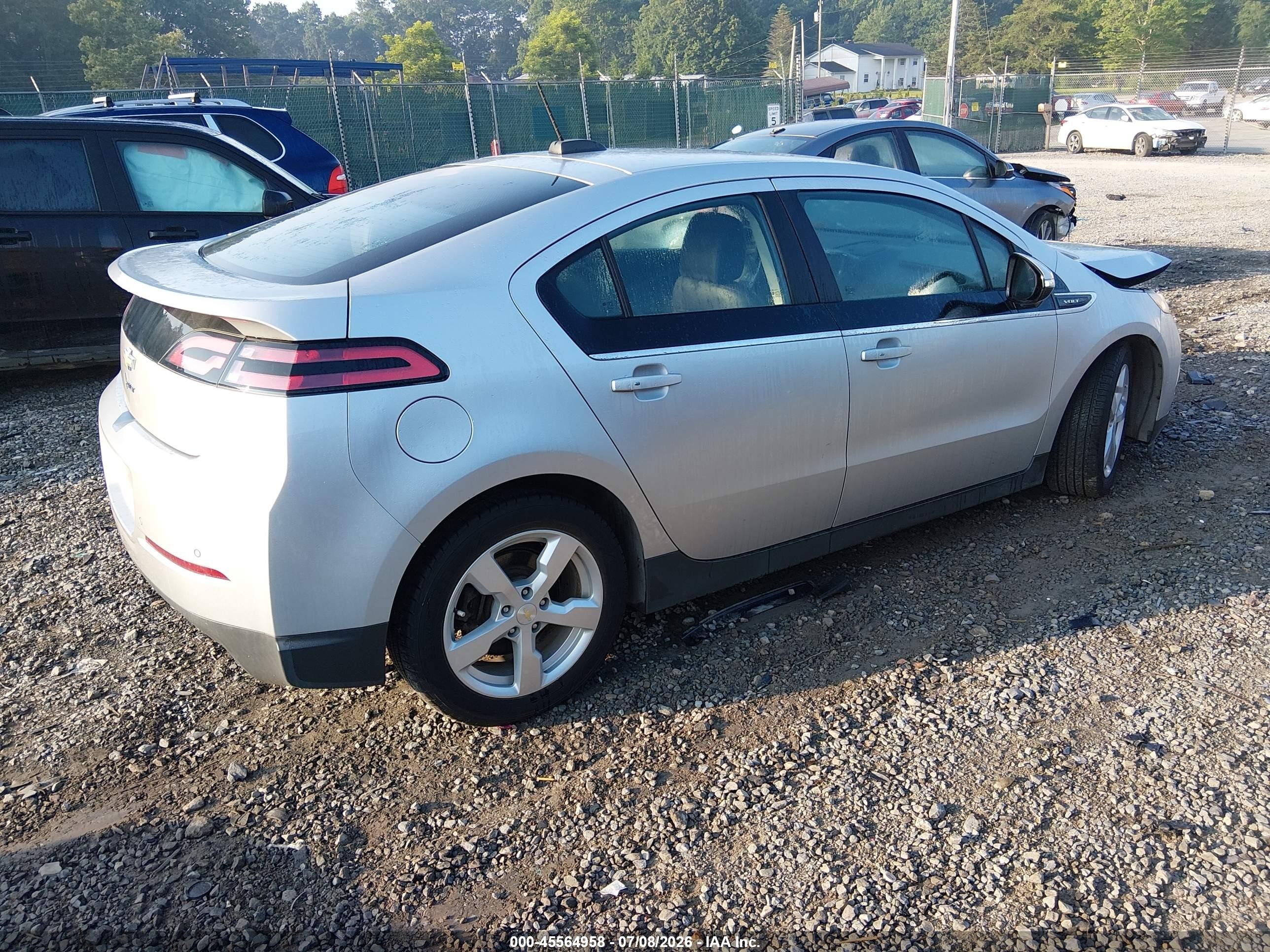 2015 Chevrolet Volt   Gray vin: 1G1RB6E40FU112517