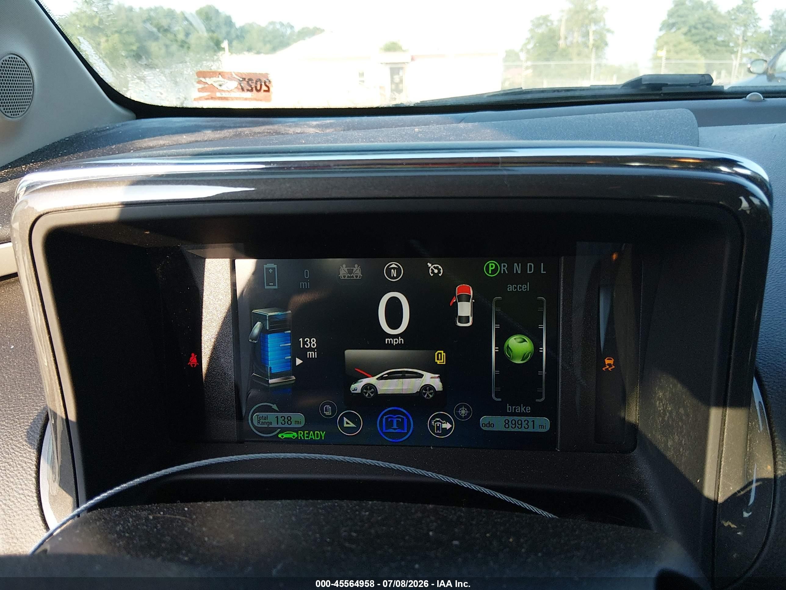 2015 Chevrolet Volt   Gray vin: 1G1RB6E40FU112517