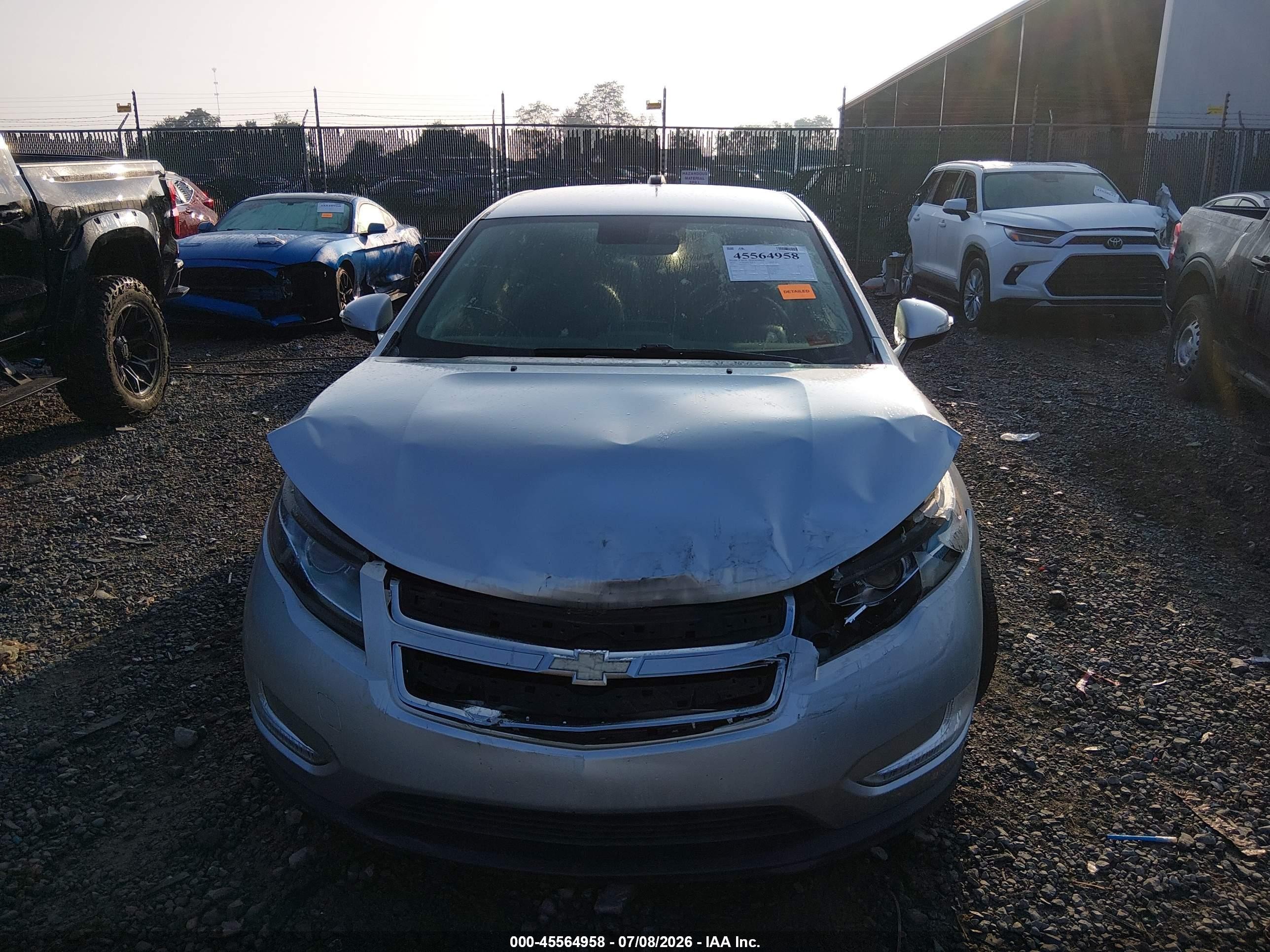 2015 Chevrolet Volt   Gray vin: 1G1RB6E40FU112517