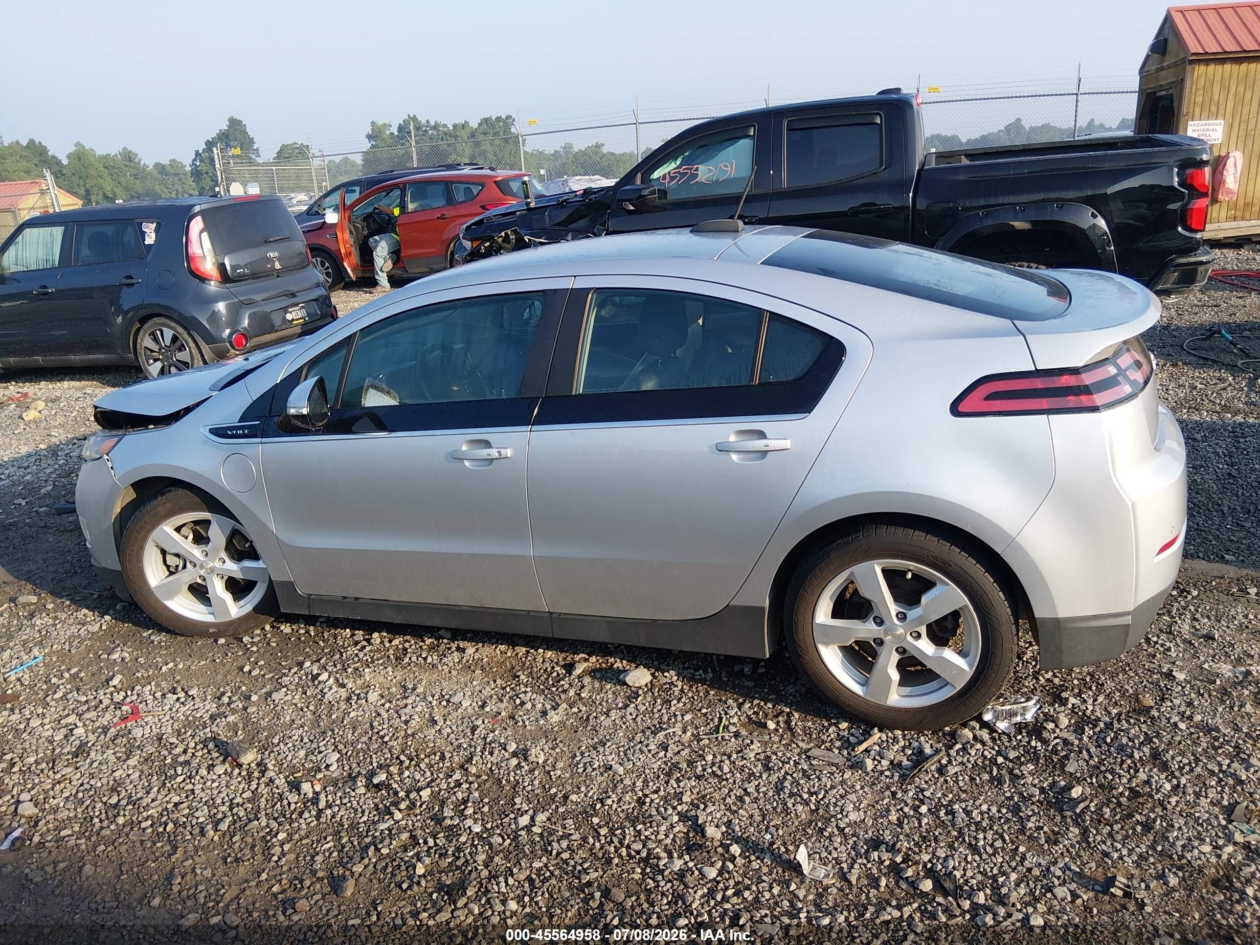 2015 Chevrolet Volt   Gray vin: 1G1RB6E40FU112517
