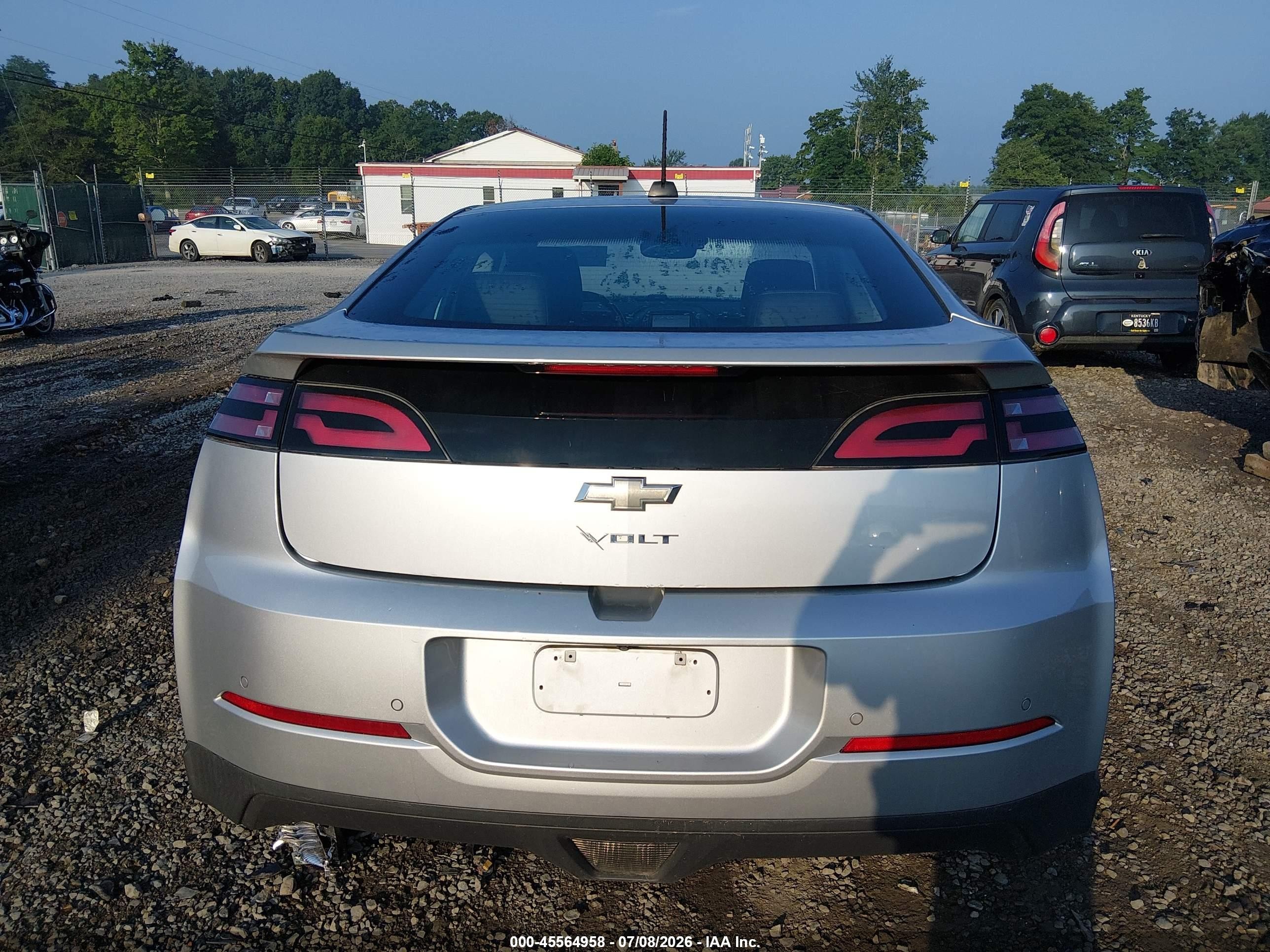 2015 Chevrolet Volt   Gray vin: 1G1RB6E40FU112517