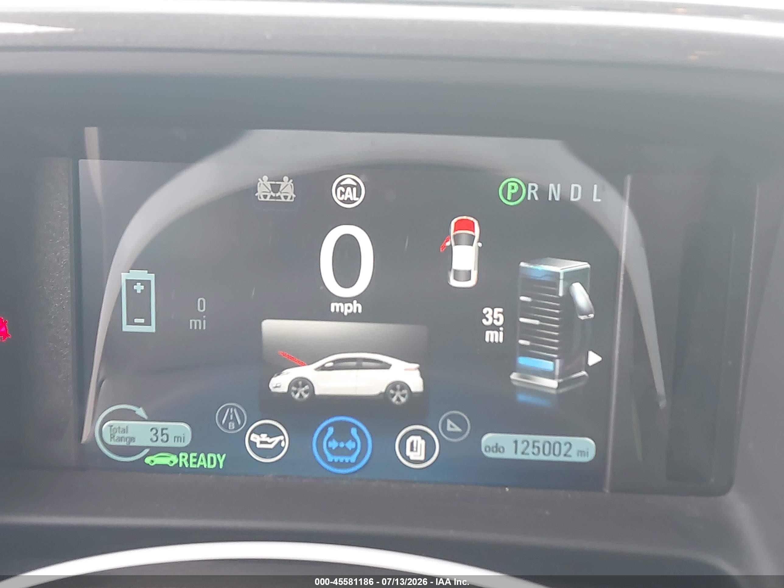2015 Chevrolet Volt   White vin: 1G1RB6E40FU129415