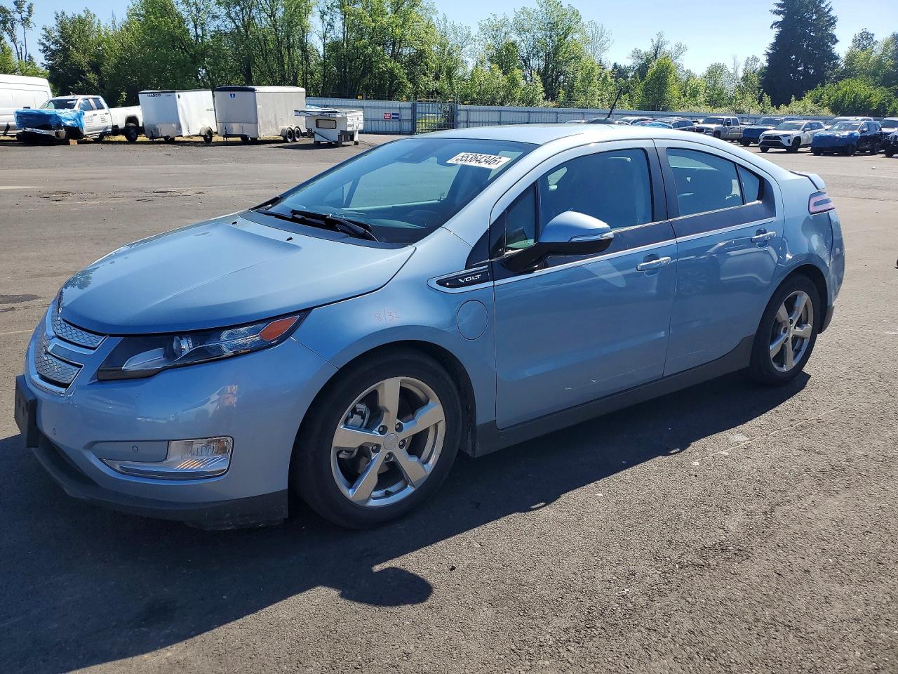 2015 Chevrolet Volt Blue vin: 1G1RB6E40FU140737