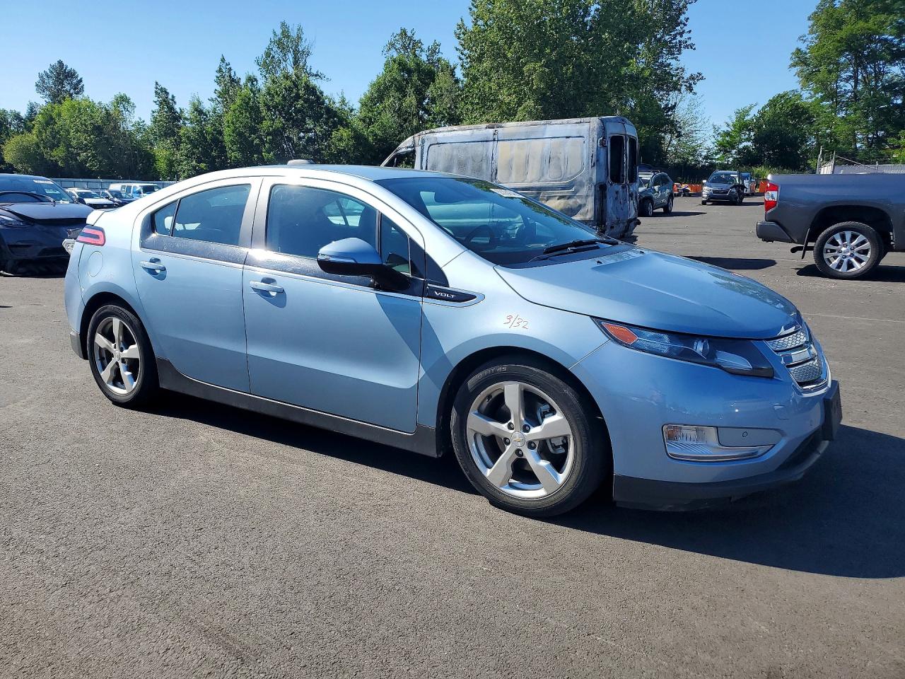 2015 Chevrolet Volt Синий vin: 1G1RB6E40FU140737