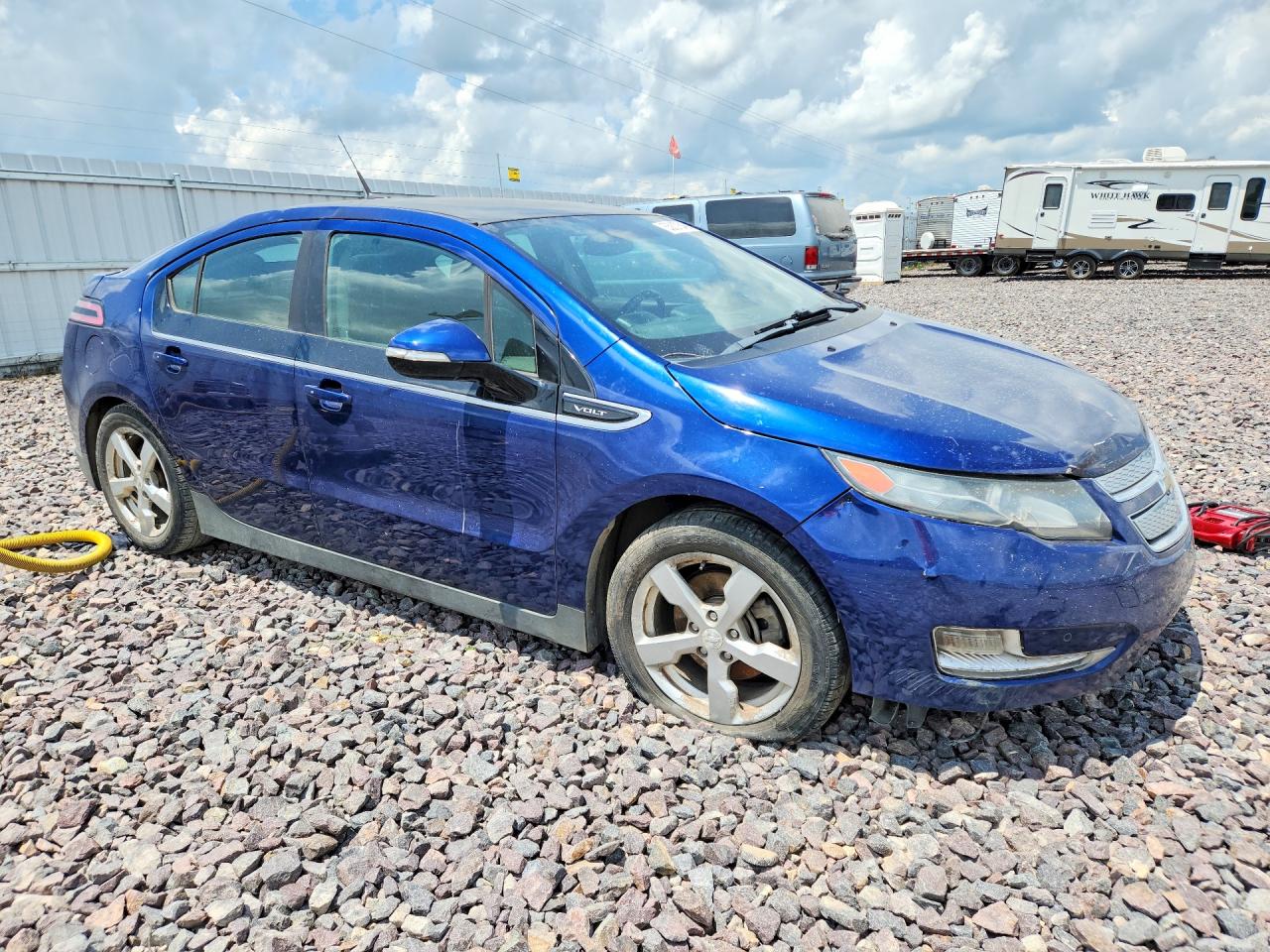 2012 Chevrolet Volt Синий vin: 1G1RB6E41CU111632