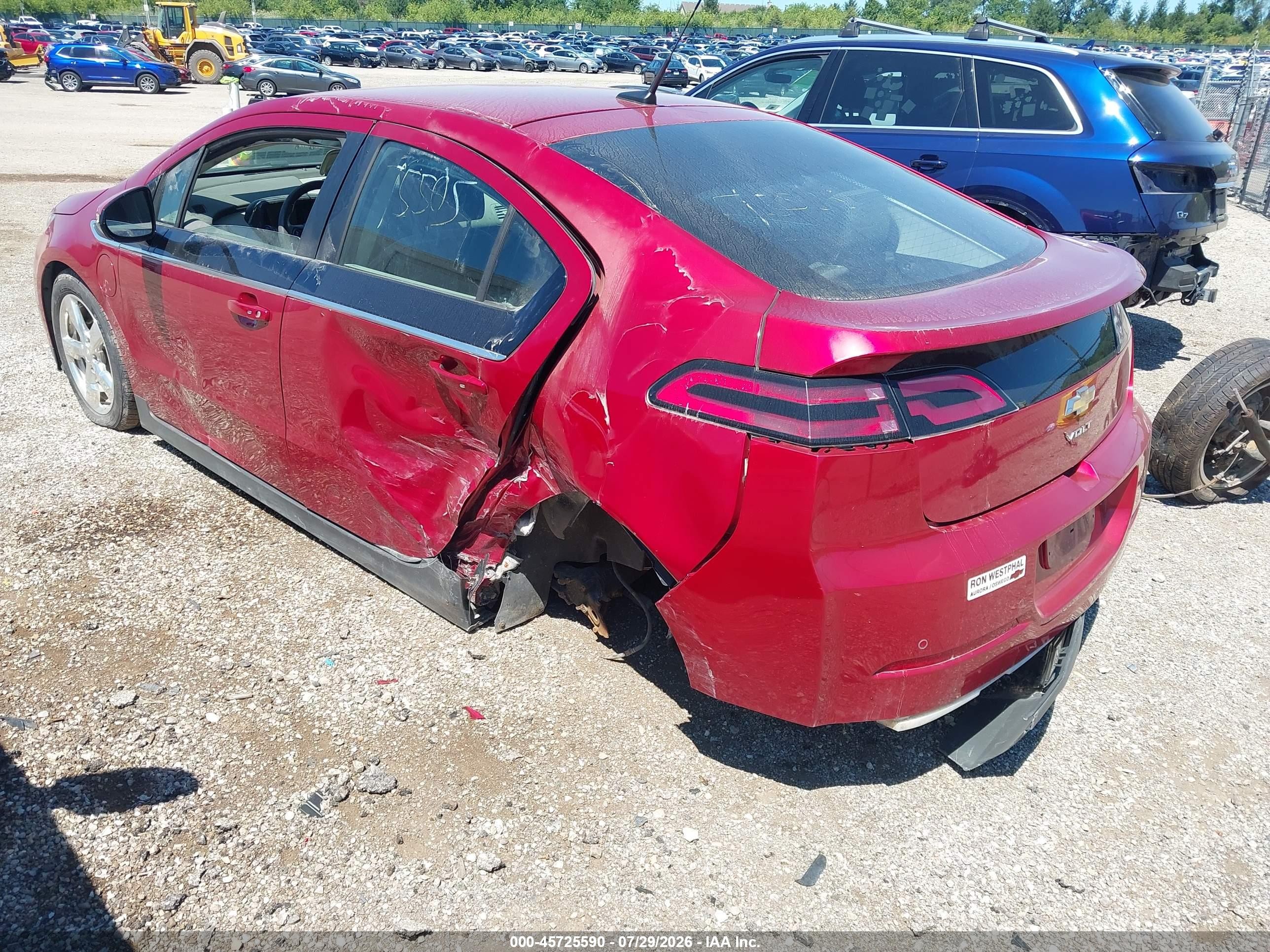 2013 Chevrolet Volt   Red vin: 1G1RB6E41DU123961