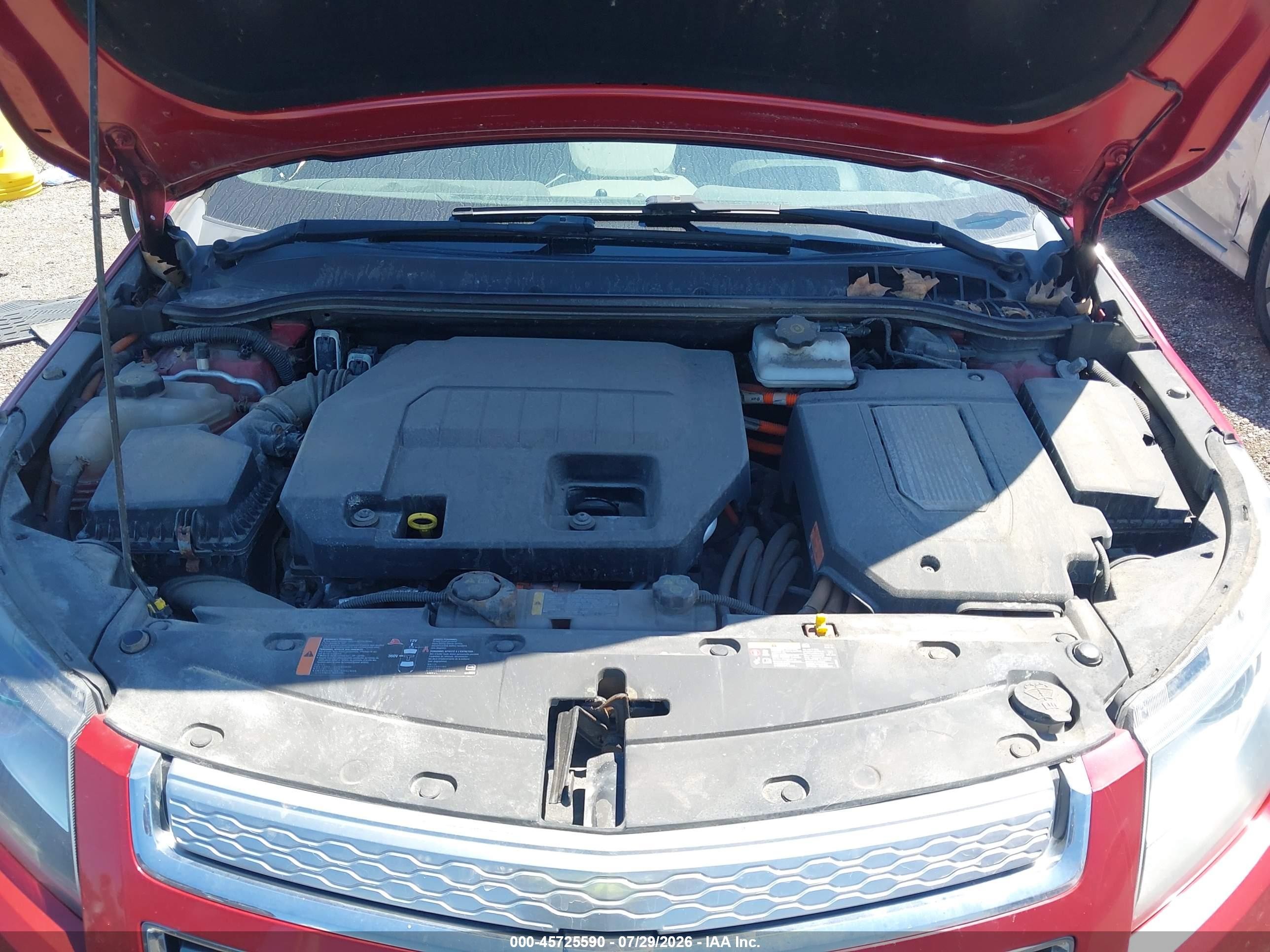 2013 Chevrolet Volt   Red vin: 1G1RB6E41DU123961