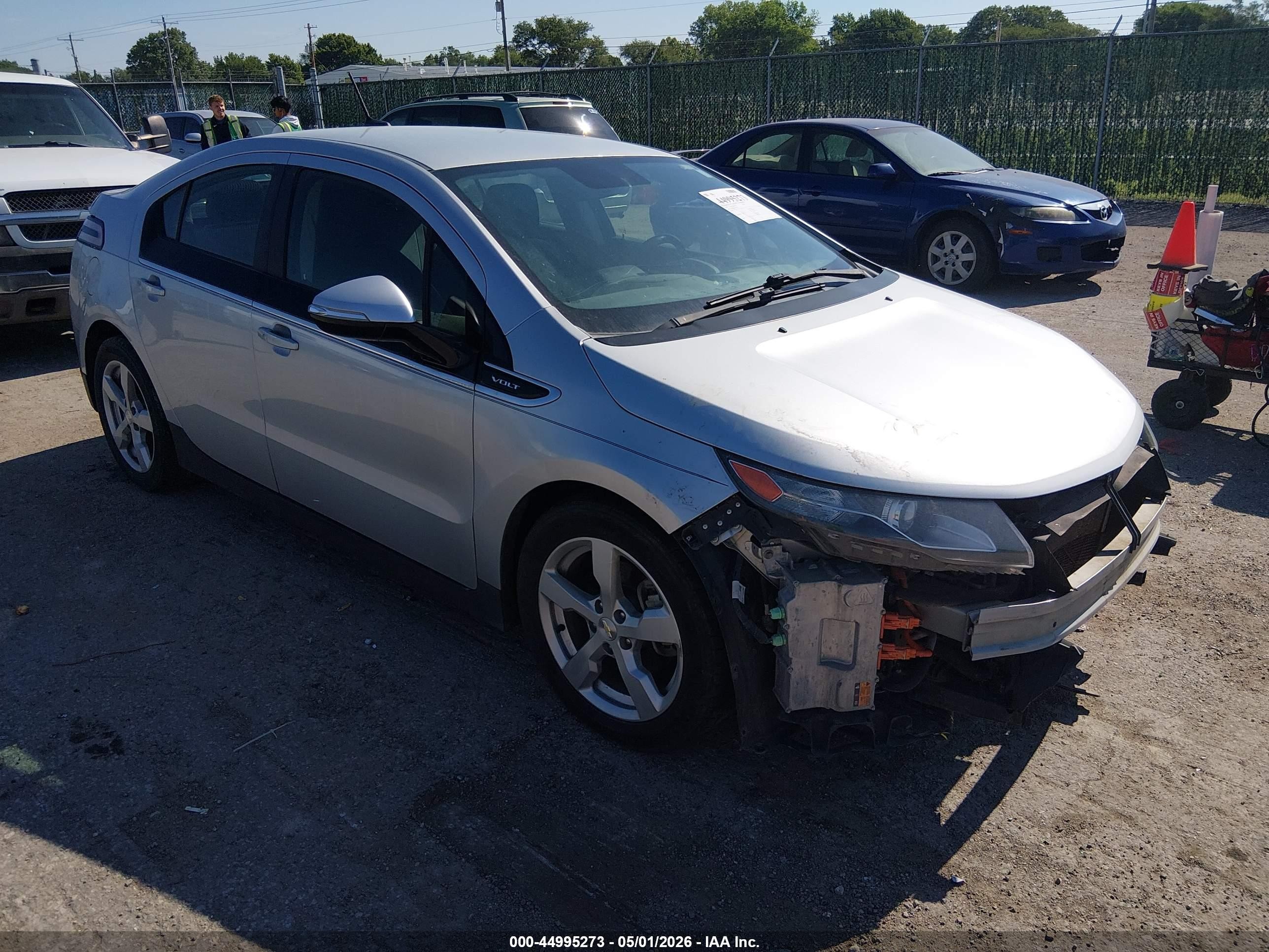 2013 Chevrolet Volt   Silver vin: 1G1RB6E41DU149573