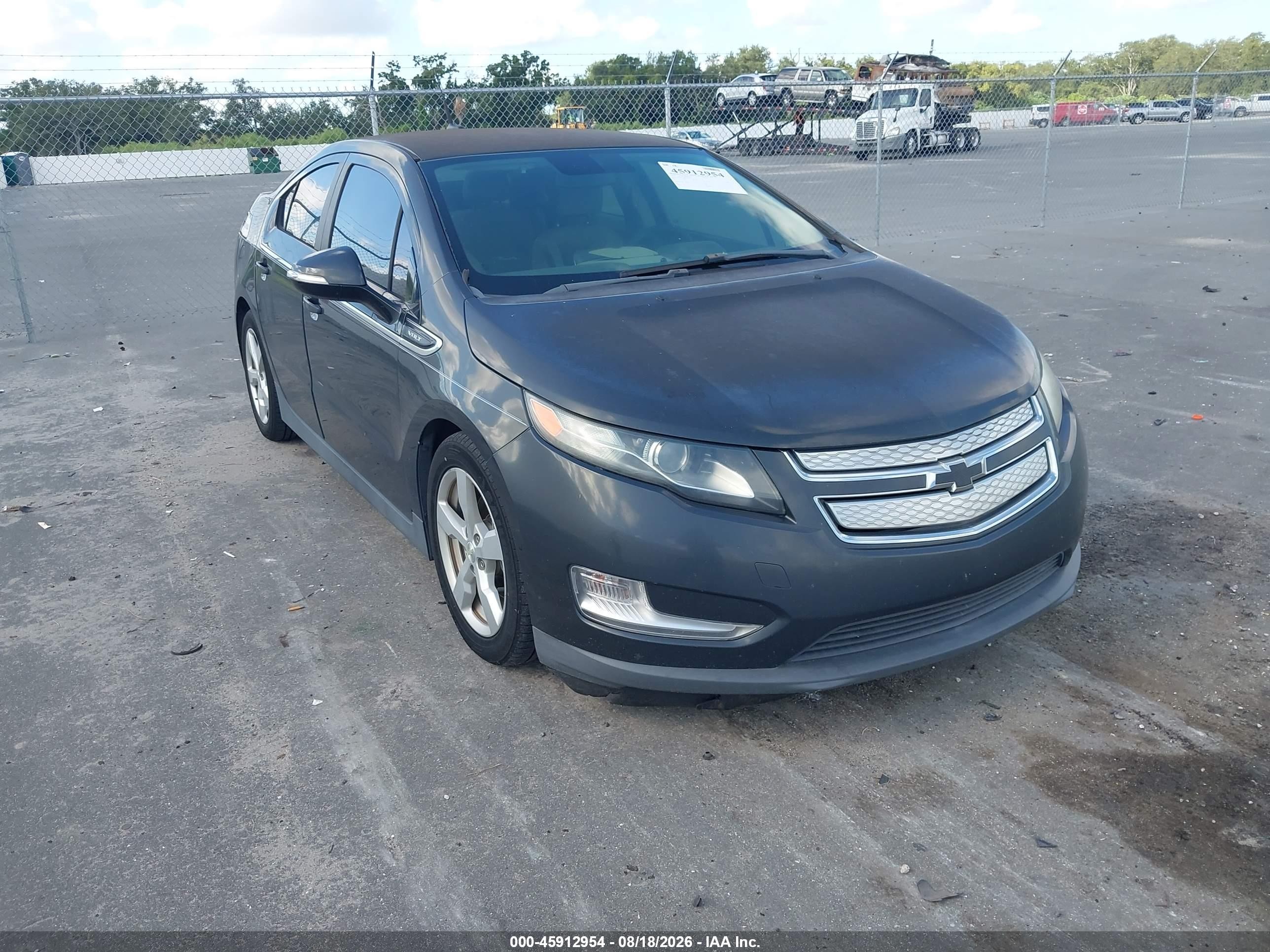 2014 Chevrolet Volt   Gray vin: 1G1RB6E41EU139675