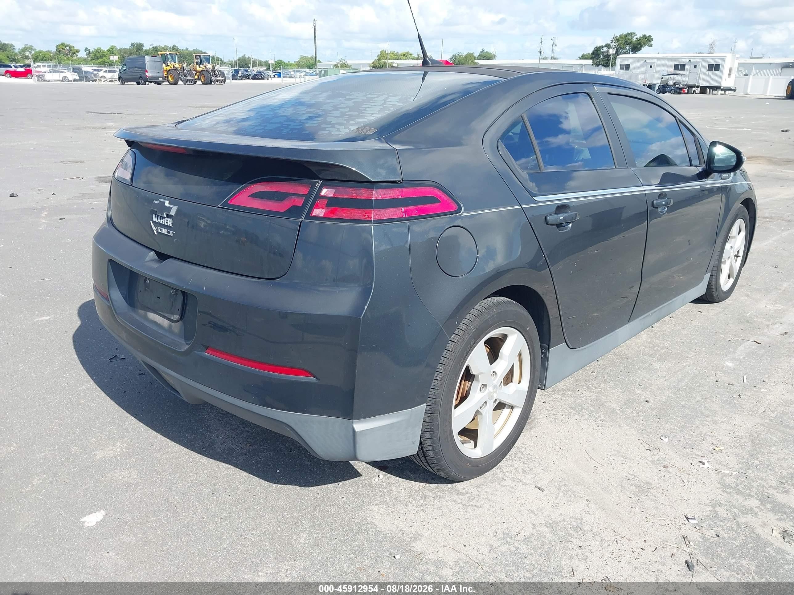 2014 Chevrolet Volt   Gray vin: 1G1RB6E41EU139675