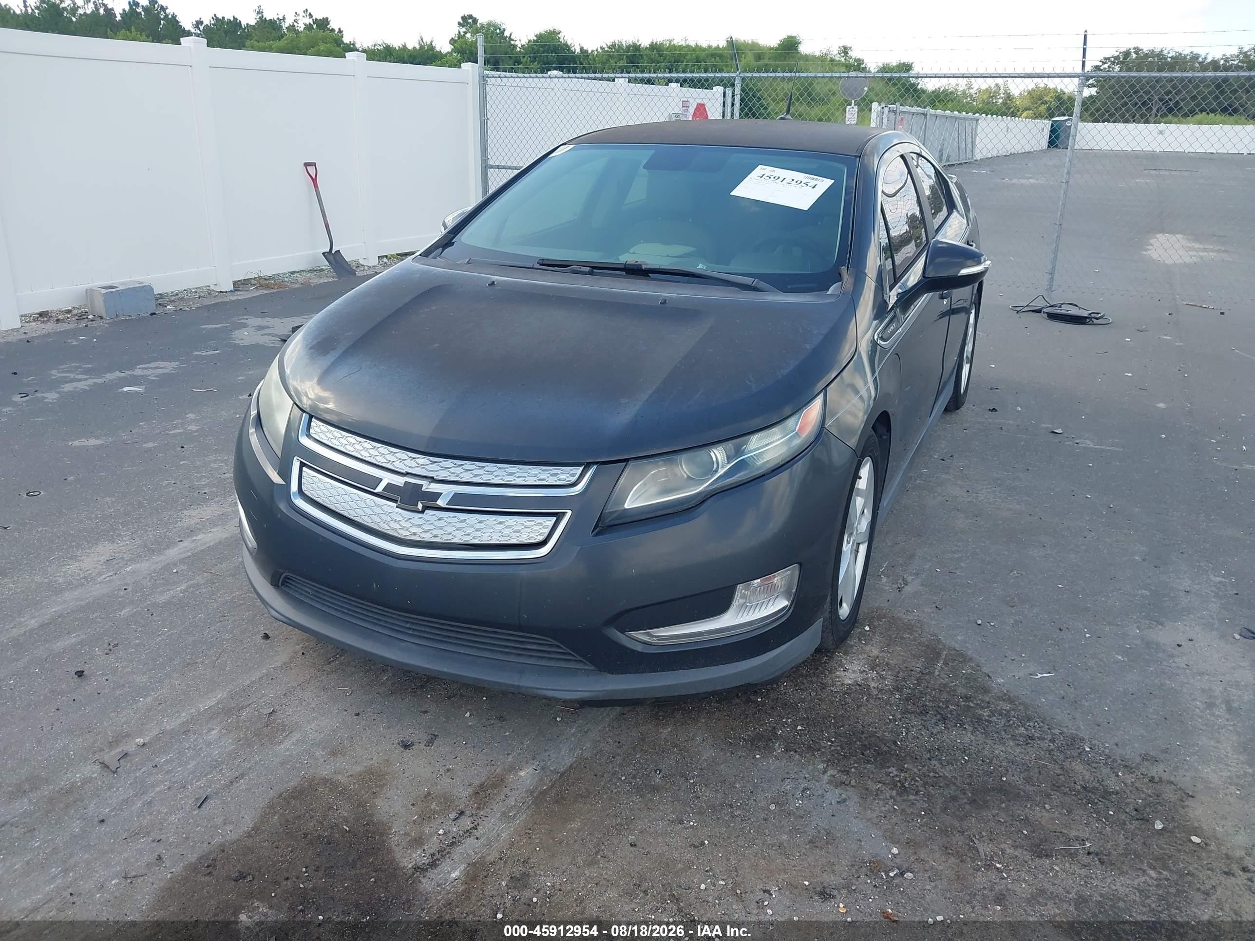 2014 Chevrolet Volt   Gray vin: 1G1RB6E41EU139675