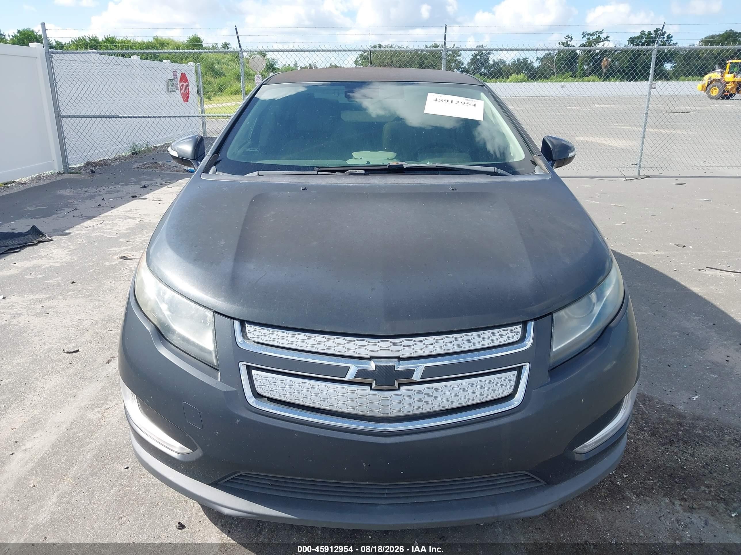 2014 Chevrolet Volt   Gray vin: 1G1RB6E41EU139675