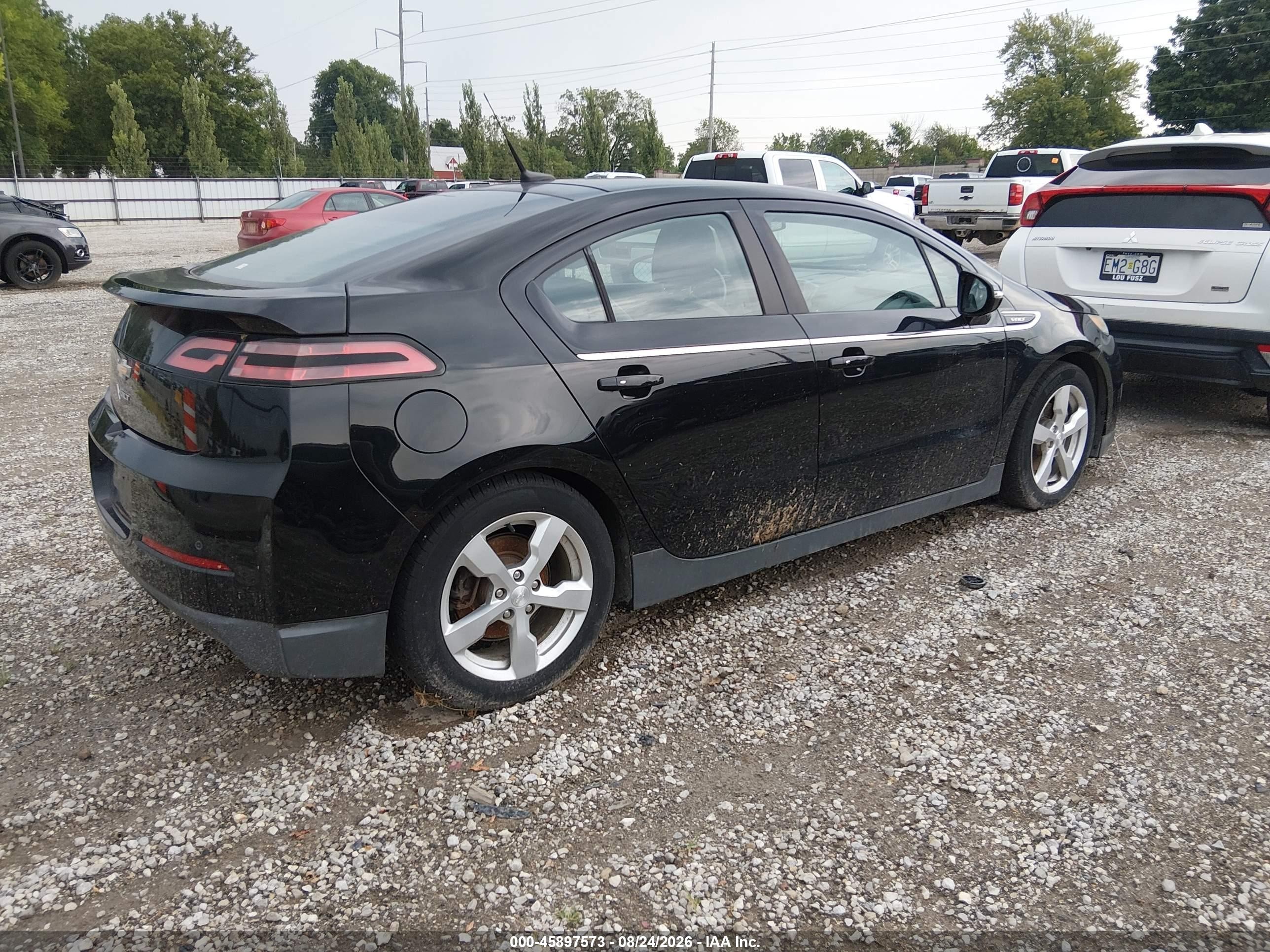 2012 Chevrolet Volt   Black vin: 1G1RB6E42CU109596