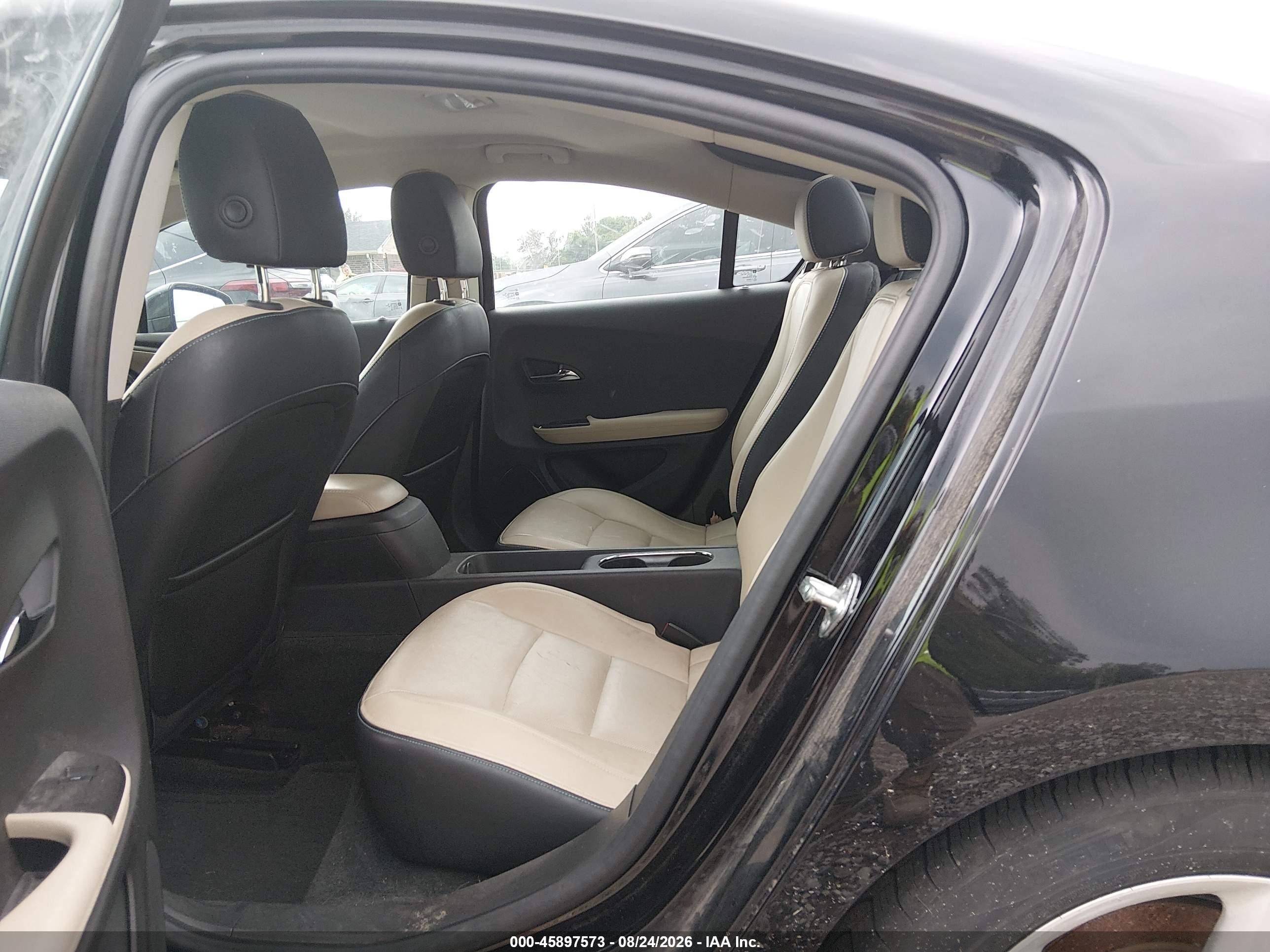 2012 Chevrolet Volt   Black vin: 1G1RB6E42CU109596