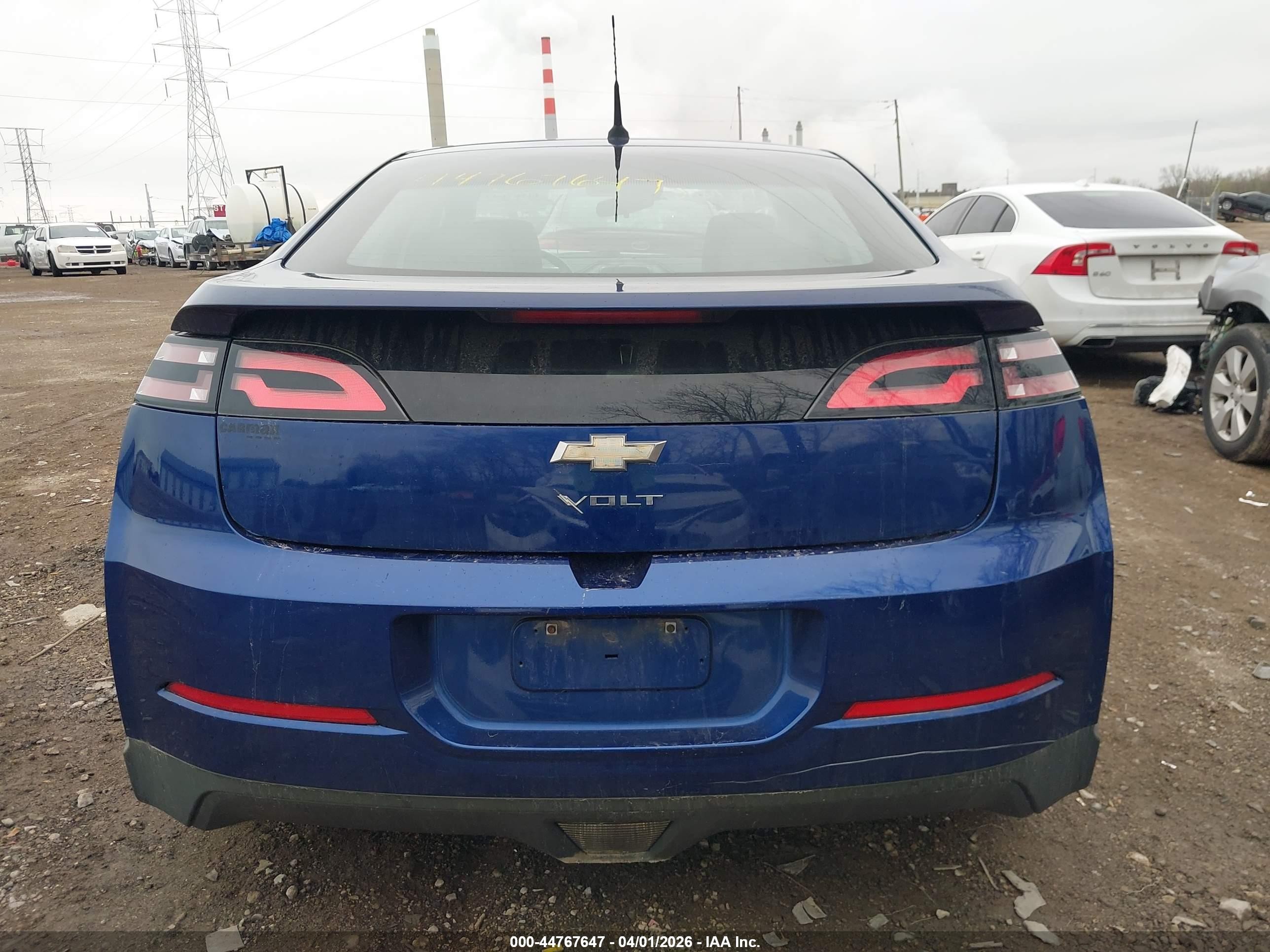 2013 Chevrolet Volt   Blue vin: 1G1RB6E42DU122494
