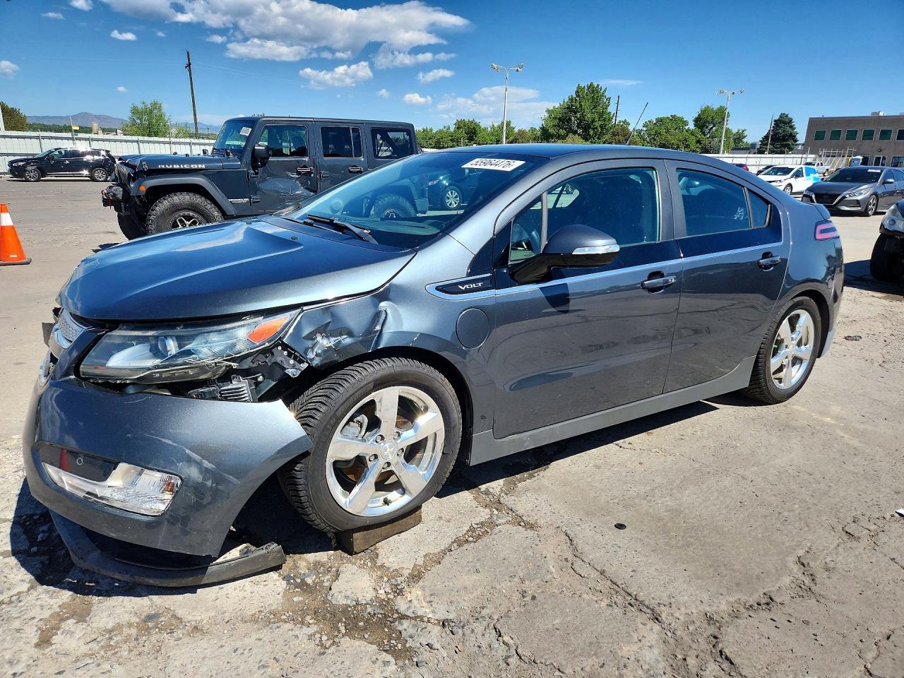 2012 Chevrolet Volt Gray vin: 1G1RB6E43CU126780