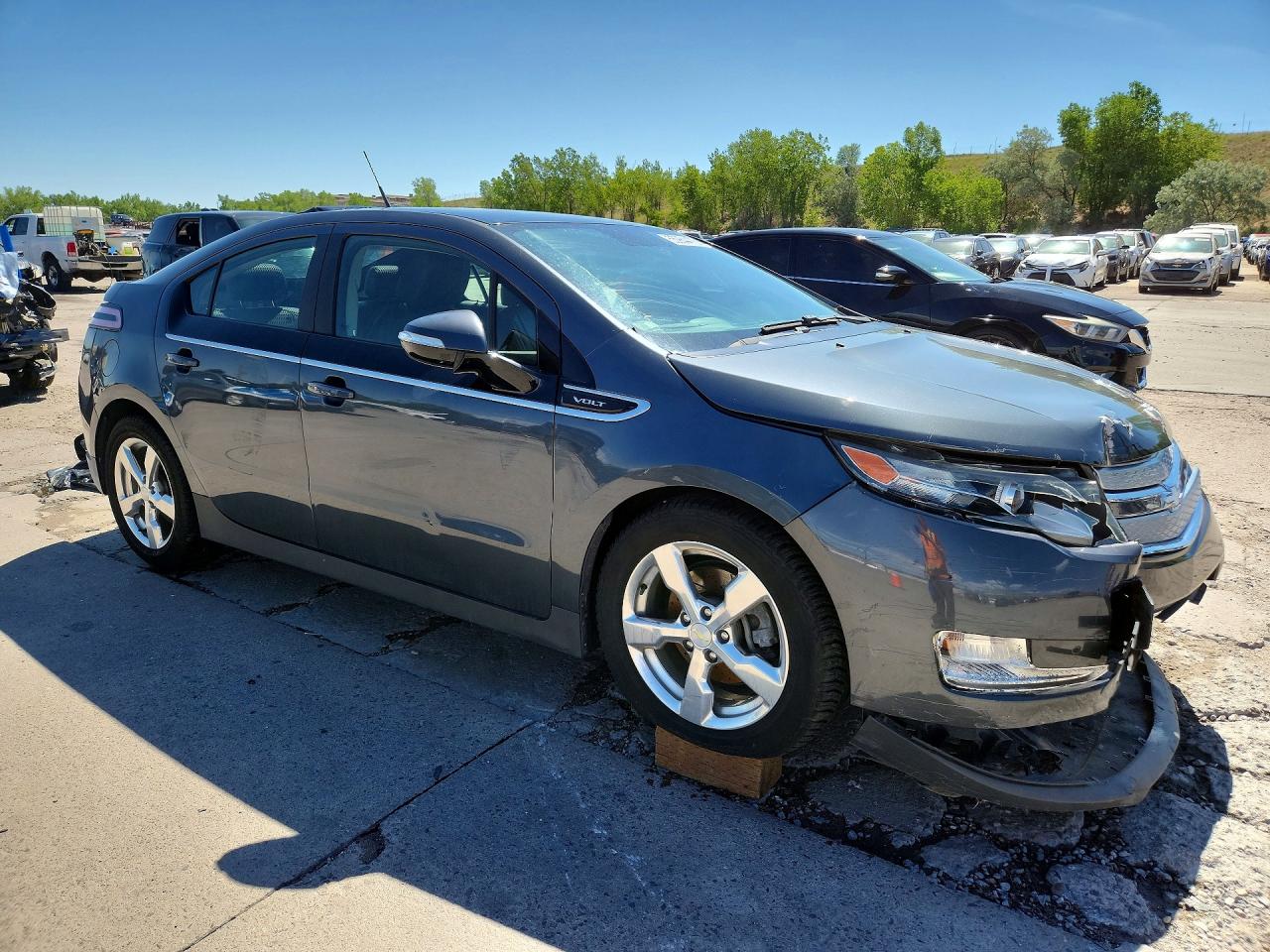 2012 Chevrolet Volt Gray vin: 1G1RB6E43CU126780