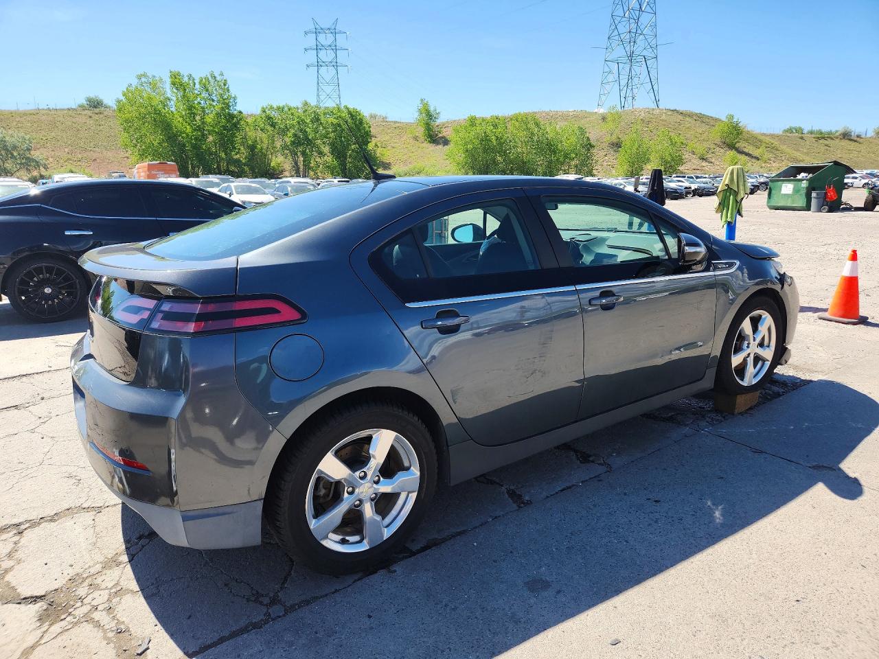 2012 Chevrolet Volt Gray vin: 1G1RB6E43CU126780