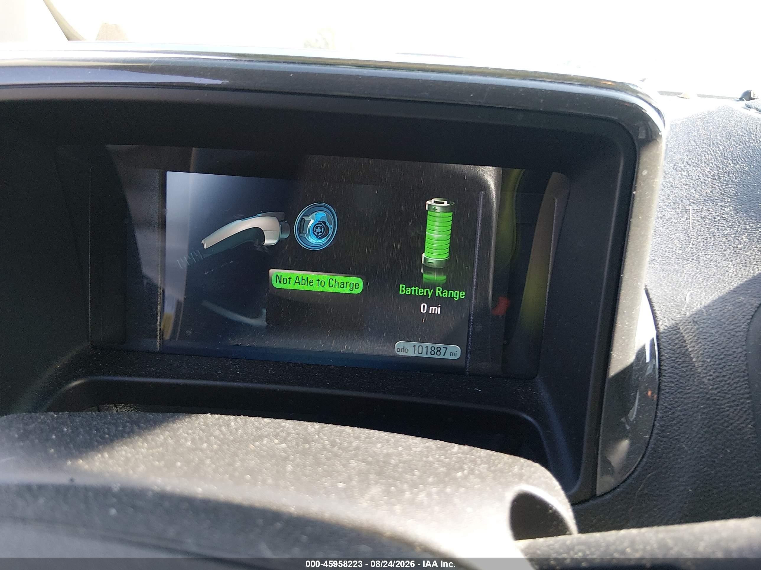 2013 Chevrolet Volt   Black vin: 1G1RB6E43DU133598