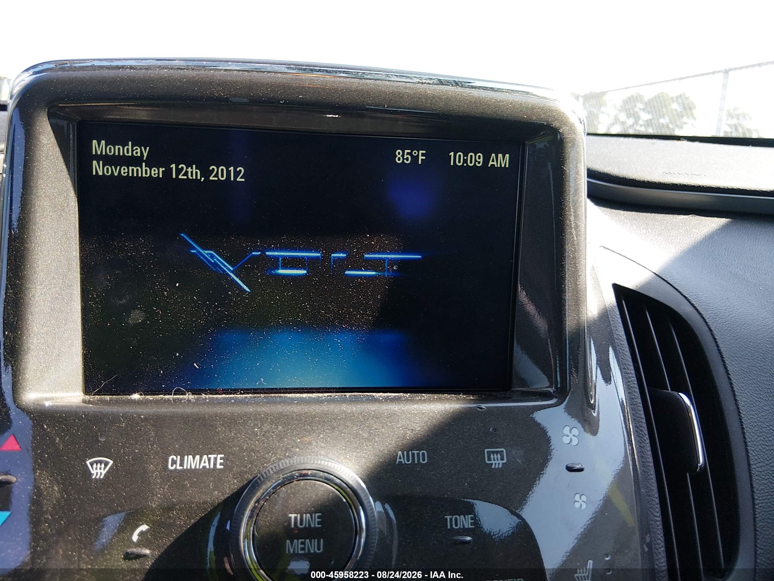 2013 Chevrolet Volt   Black vin: 1G1RB6E43DU133598