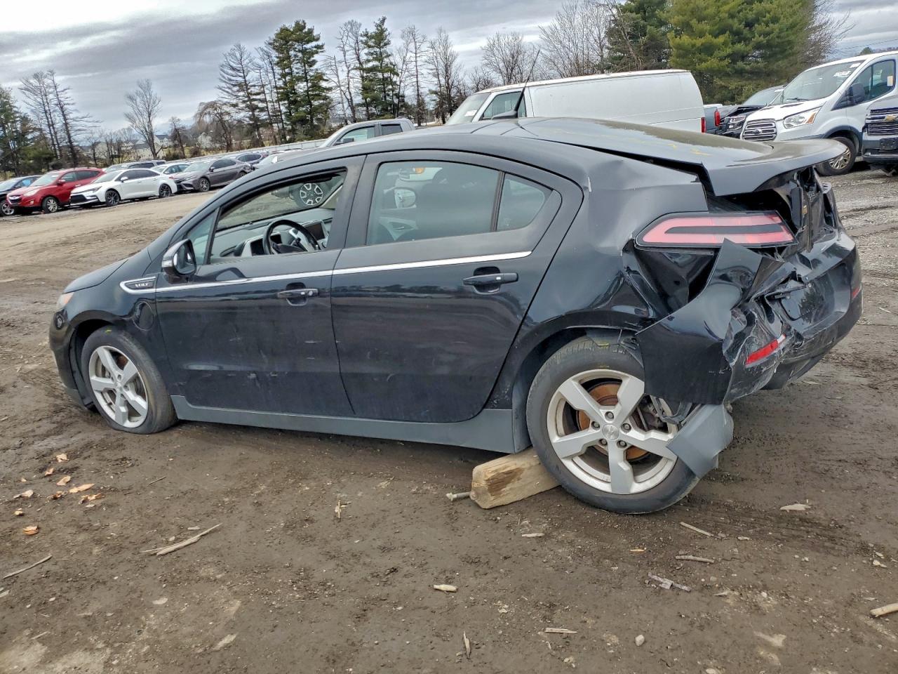 2013 Chevrolet Volt Black vin: 1G1RB6E43DU142270