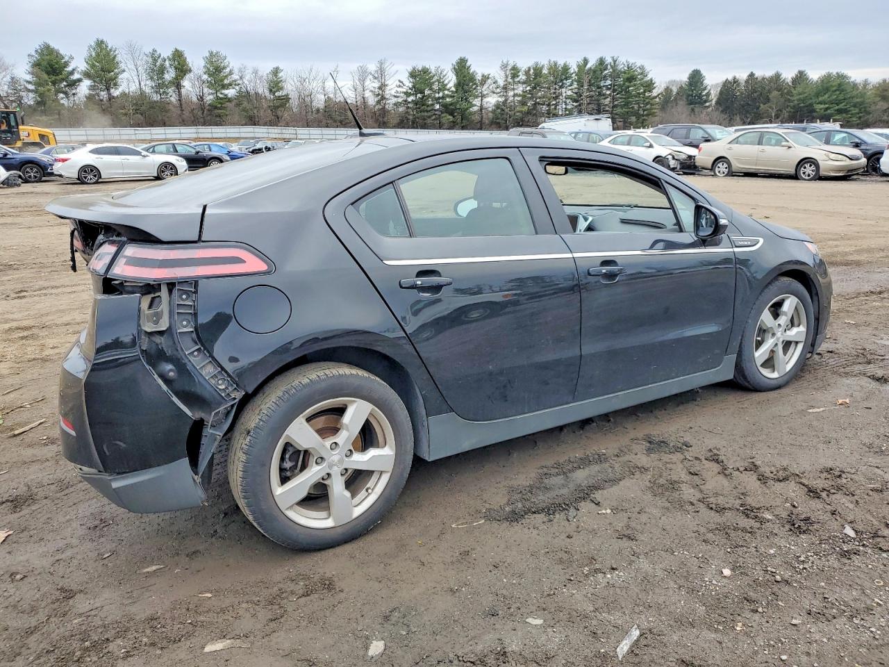 2013 Chevrolet Volt Black vin: 1G1RB6E43DU142270