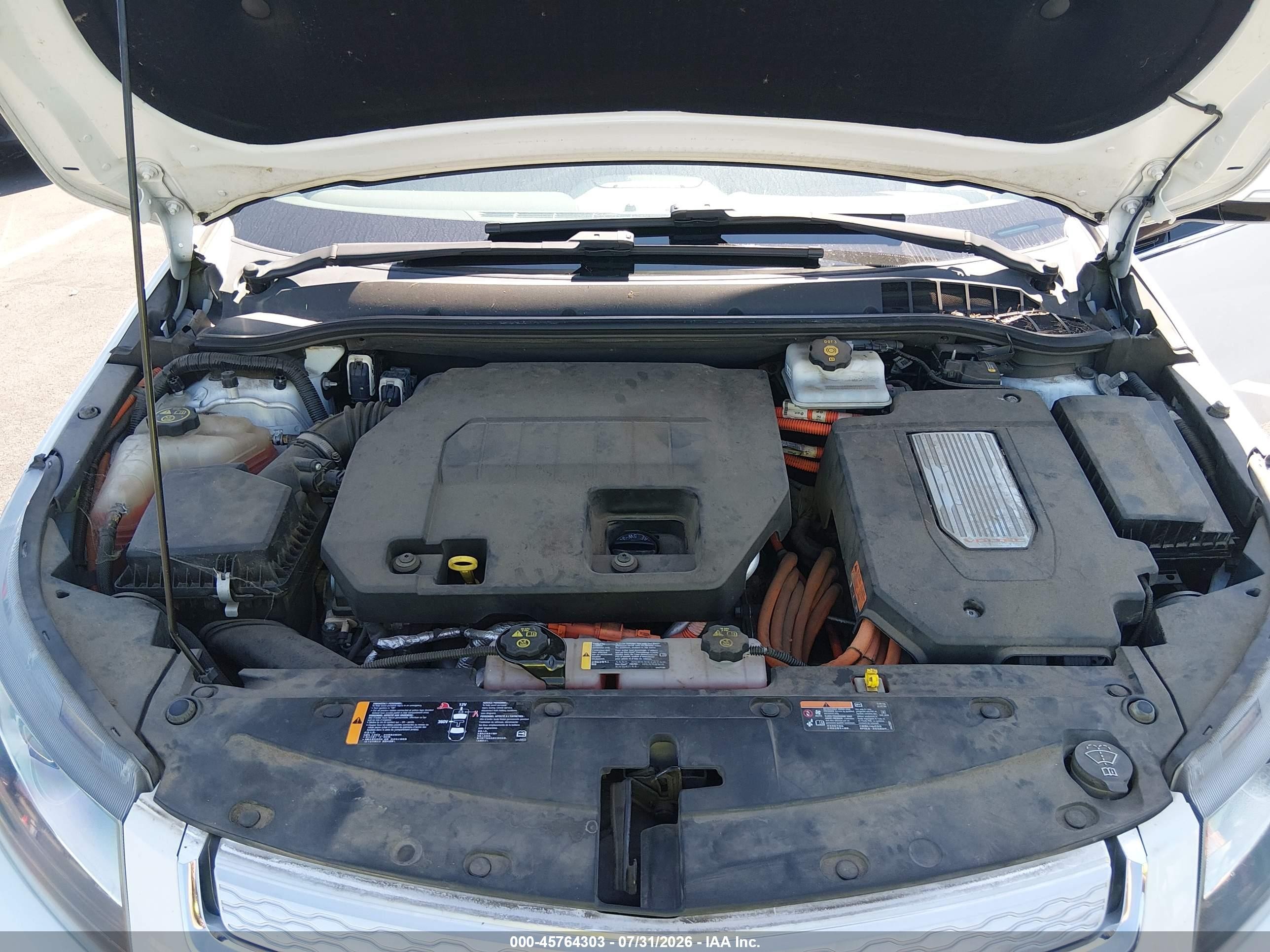 2013 Chevrolet Volt   White vin: 1G1RB6E43DU146545