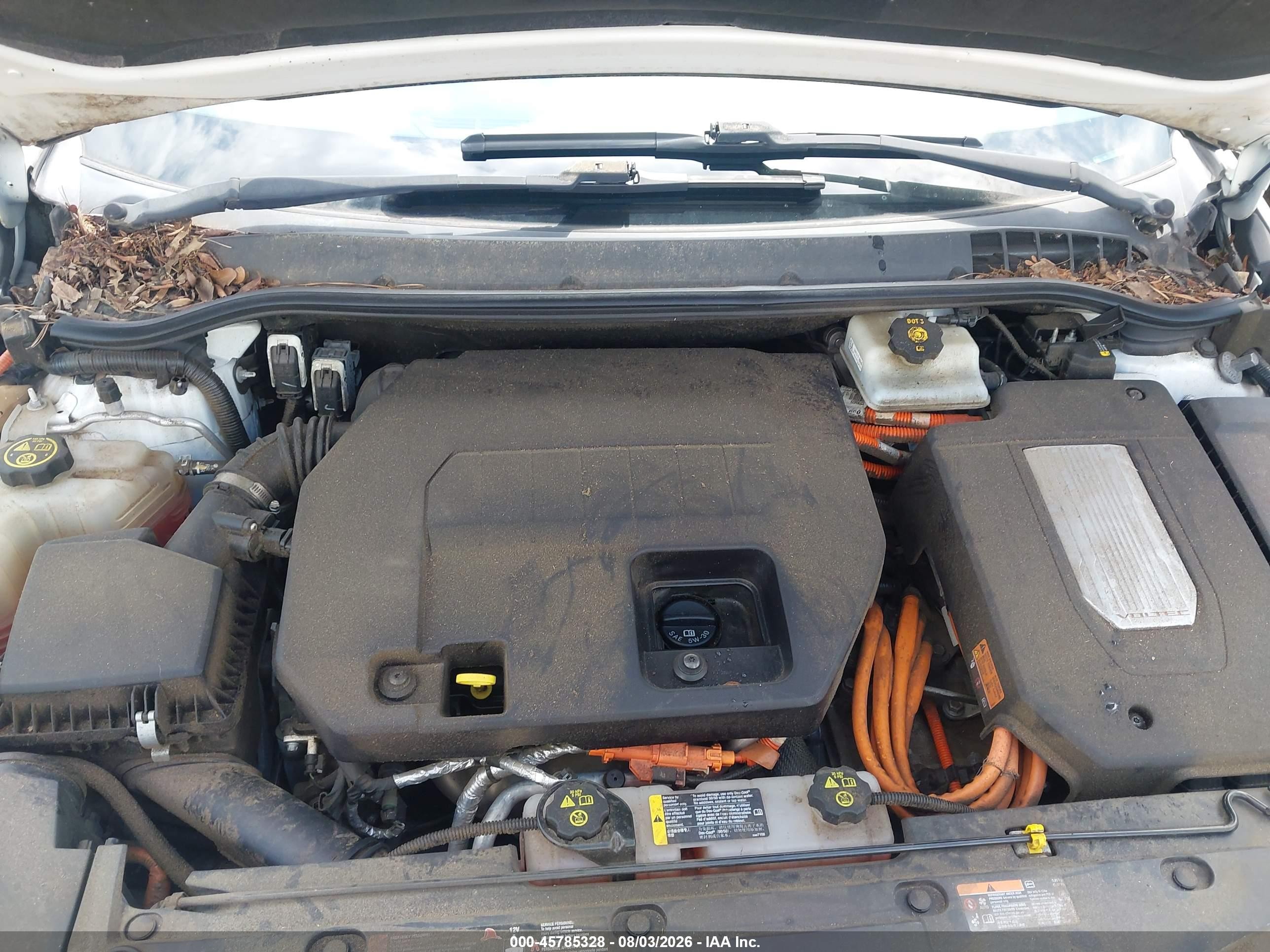 2012 Chevrolet Volt   Cream vin: 1G1RB6E44CU119000