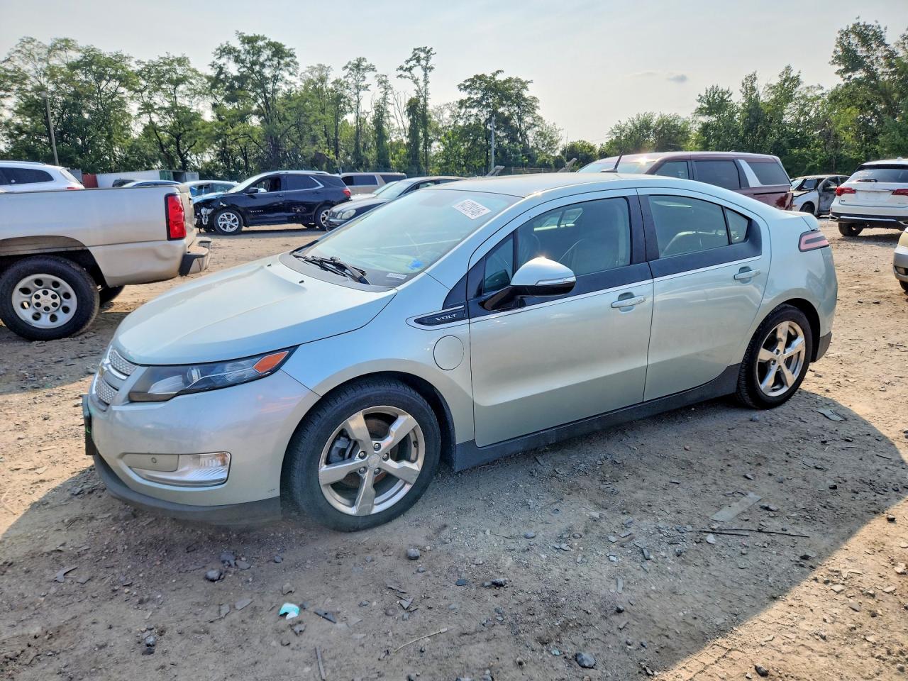 2012 Chevrolet Volt Silver vin: 1G1RB6E44CU123404