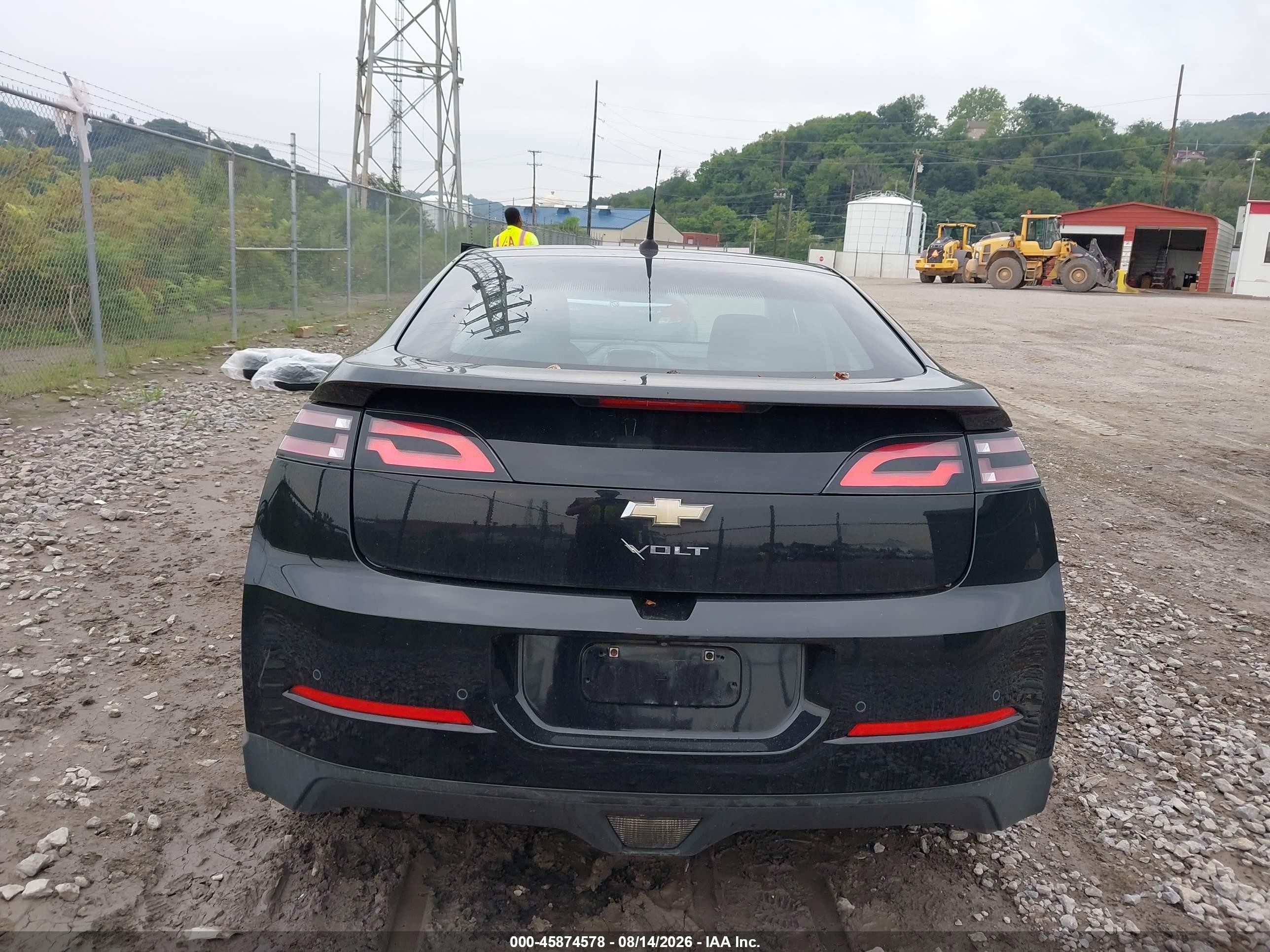 2014 Chevrolet Volt   Black vin: 1G1RB6E44EU172752