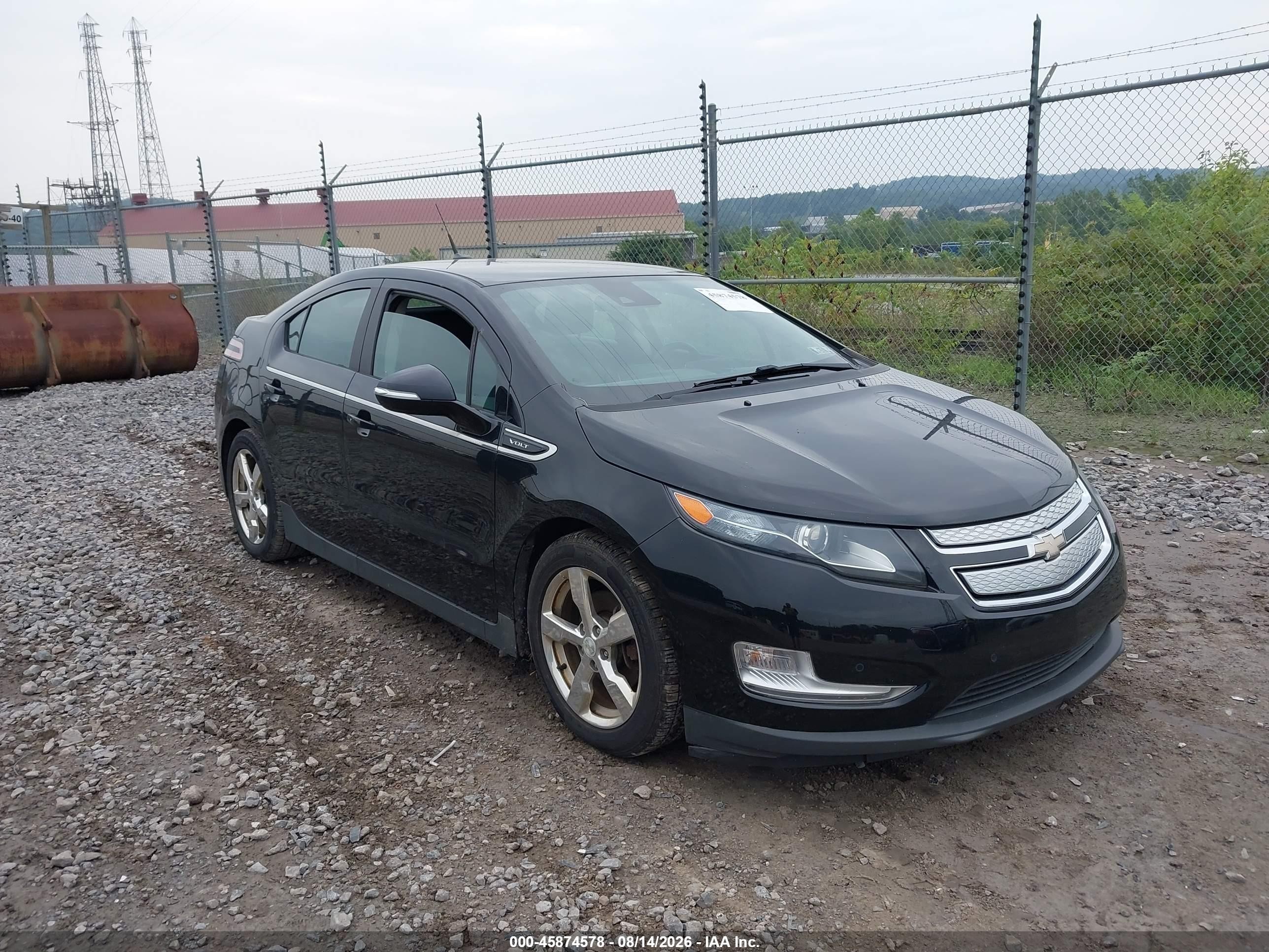 2014 Chevrolet Volt   Black vin: 1G1RB6E44EU172752