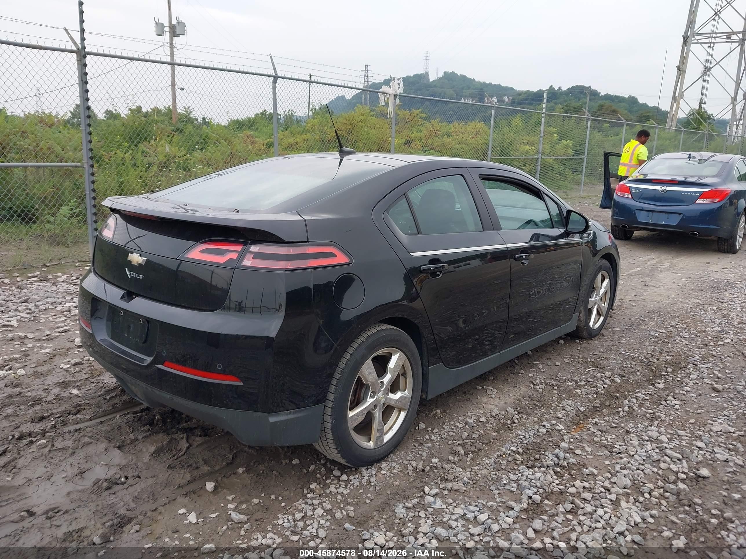 2014 Chevrolet Volt   Black vin: 1G1RB6E44EU172752